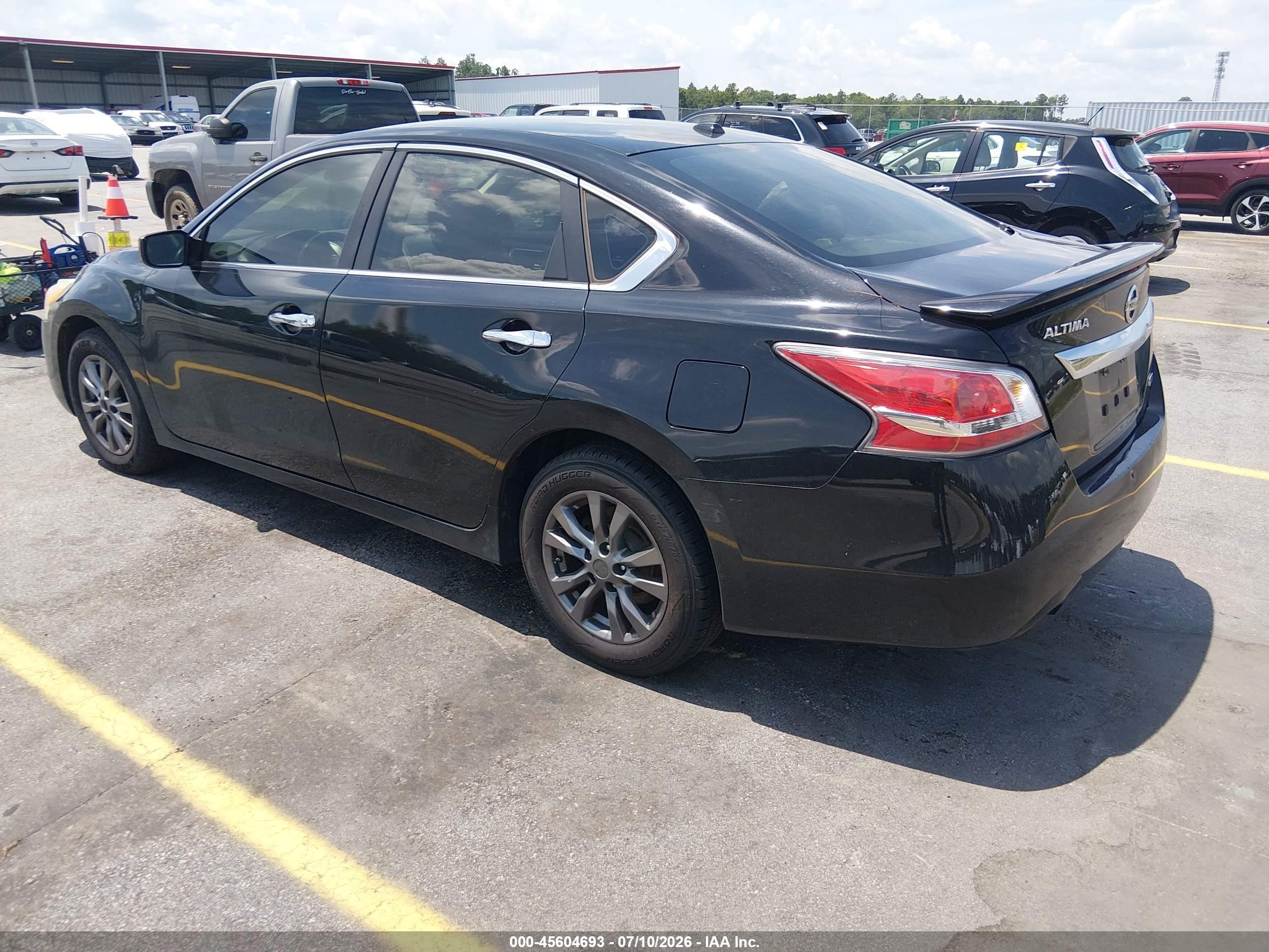 2015 Nissan Altima 2.5 S Black vin: 1N4AL3APXFC495314