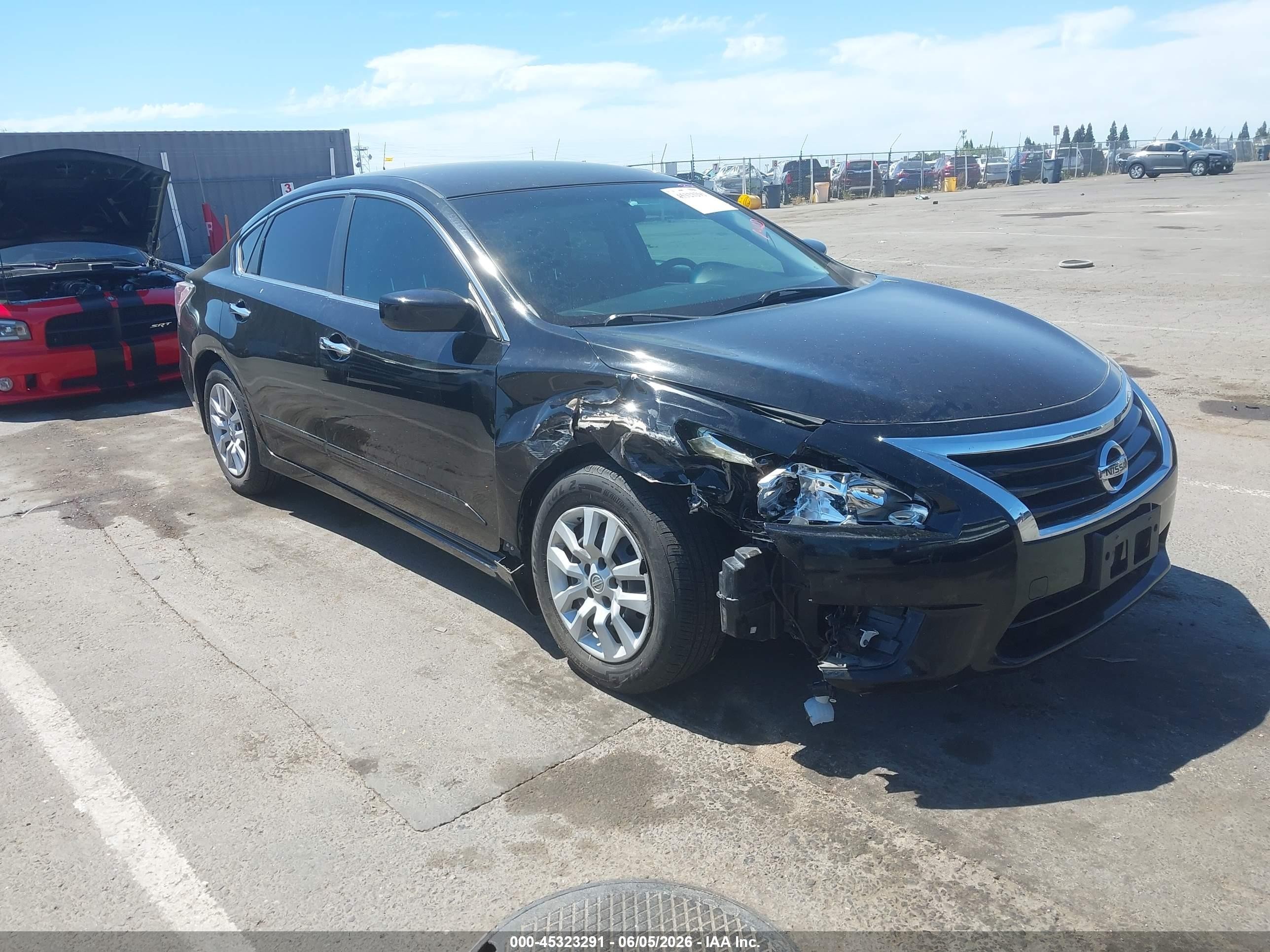 2015 Nissan Altima 2.5 S Black vin: 1N4AL3APXFC577320