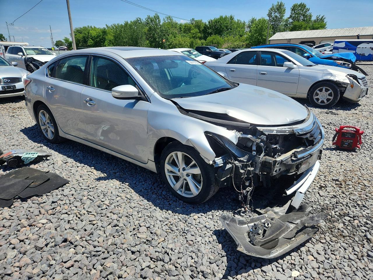 2015 Nissan Altima 2.5 Sv Silver vin: 1N4AL3APXFC597311
