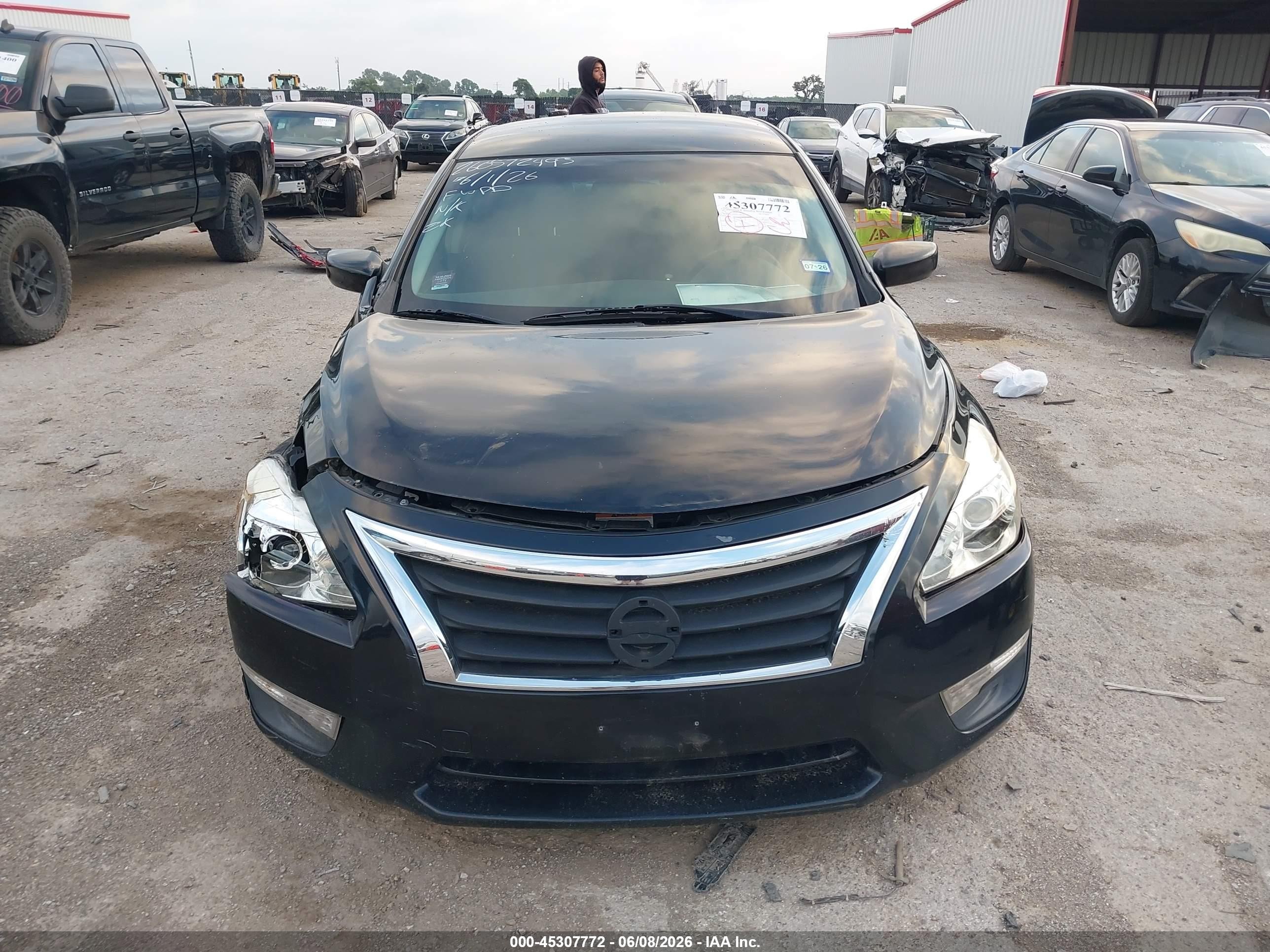 2015 Nissan Altima 2.5 S Black vin: 1N4AL3APXFC598748