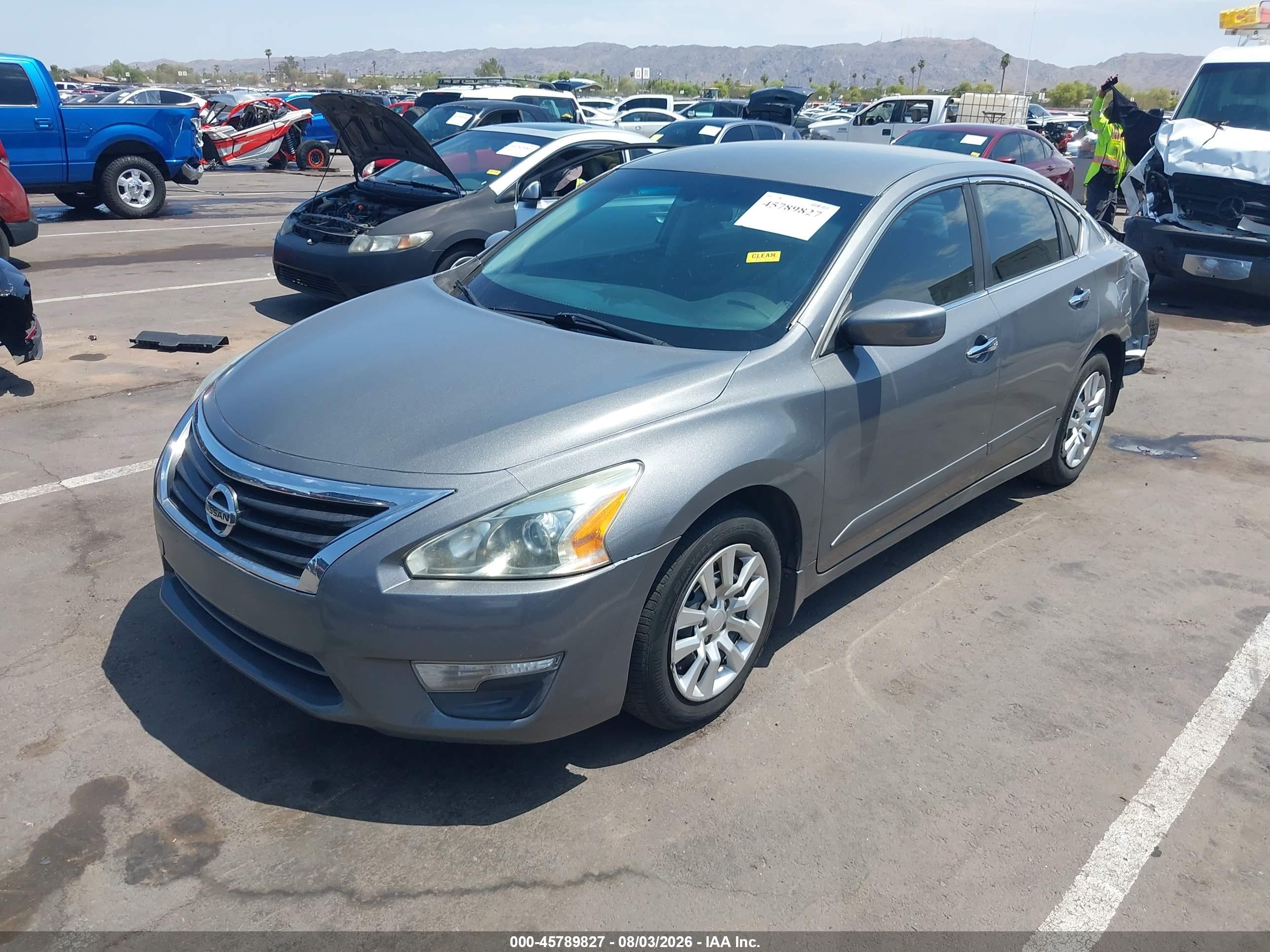 2015 Nissan Altima 2.5 S Gray vin: 1N4AL3APXFN320372