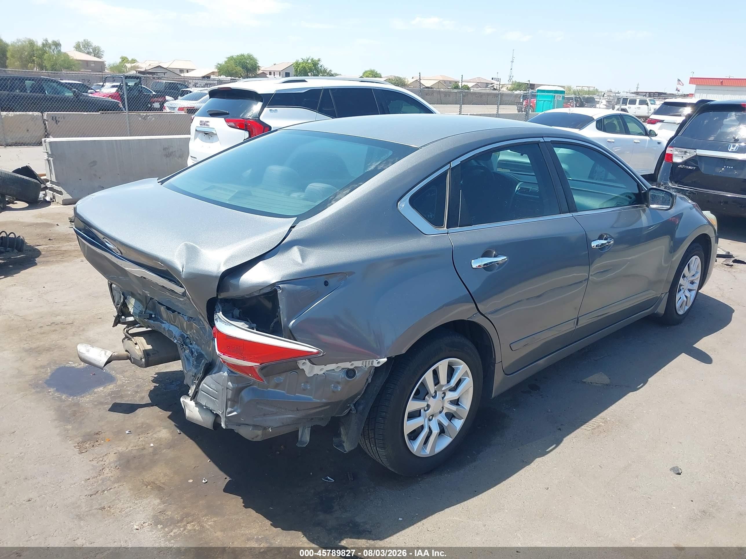 2015 Nissan Altima 2.5 S Gray vin: 1N4AL3APXFN320372