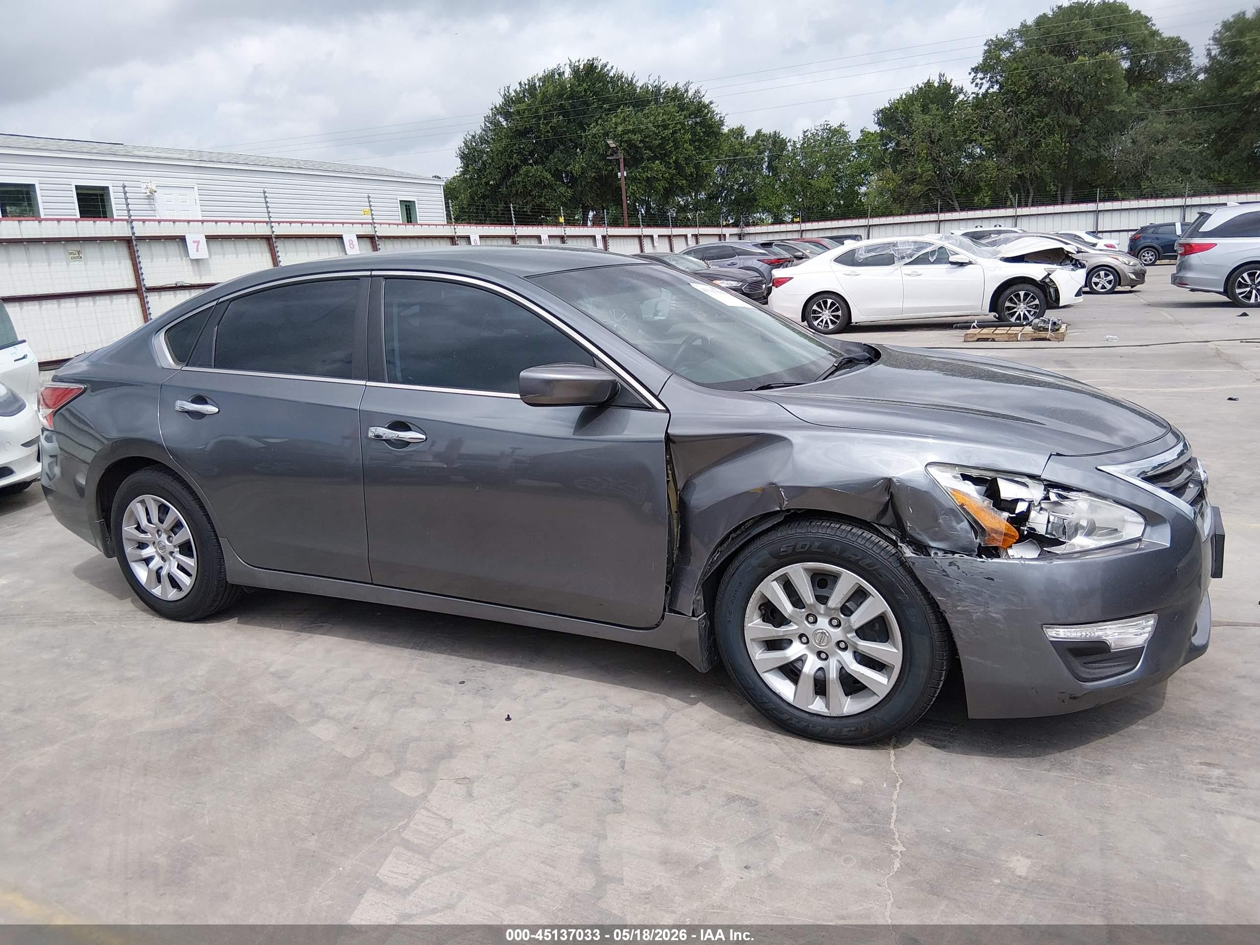 2015 Nissan Altima 2.5 S Gray vin: 1N4AL3APXFN322638