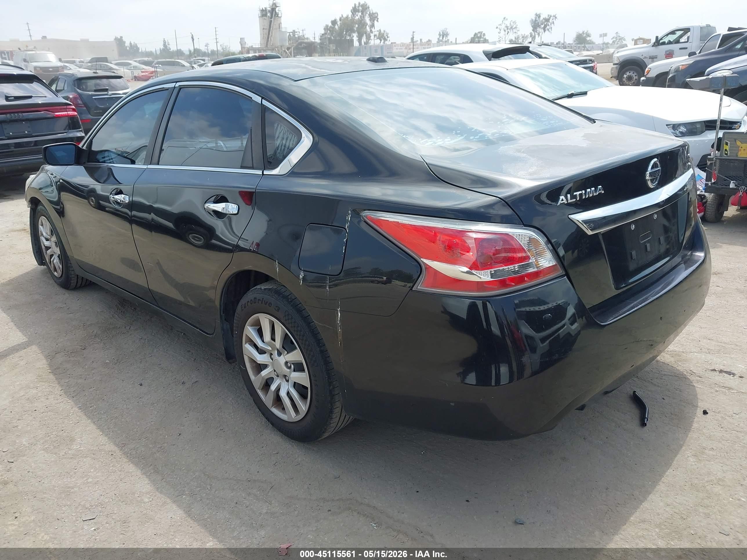 2015 Nissan Altima 2.5/2.5 S/2.5 Sl/2.5 Sv Black vin: 1N4AL3APXFN323501