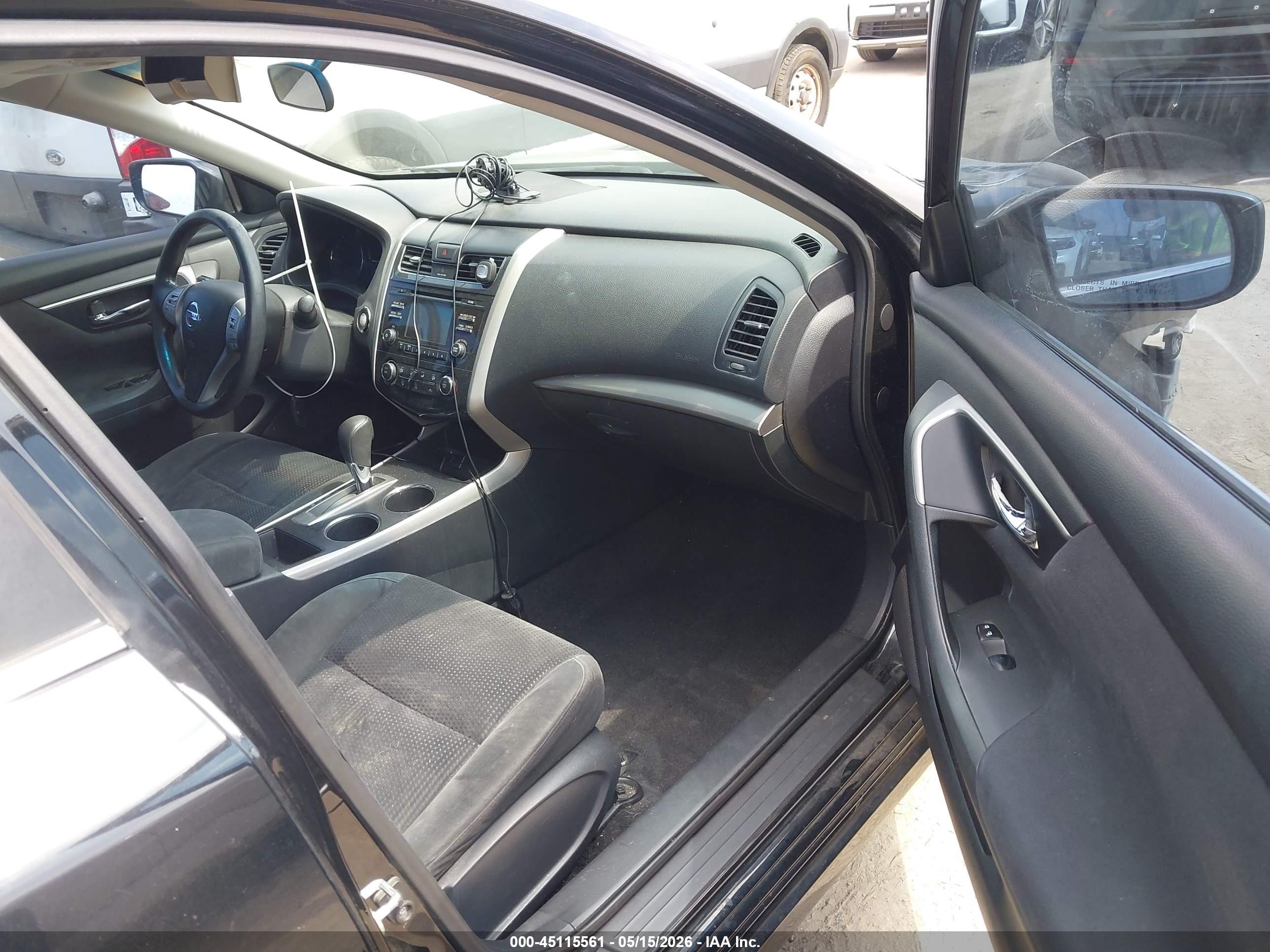 2015 Nissan Altima 2.5/2.5 S/2.5 Sl/2.5 Sv Black vin: 1N4AL3APXFN323501