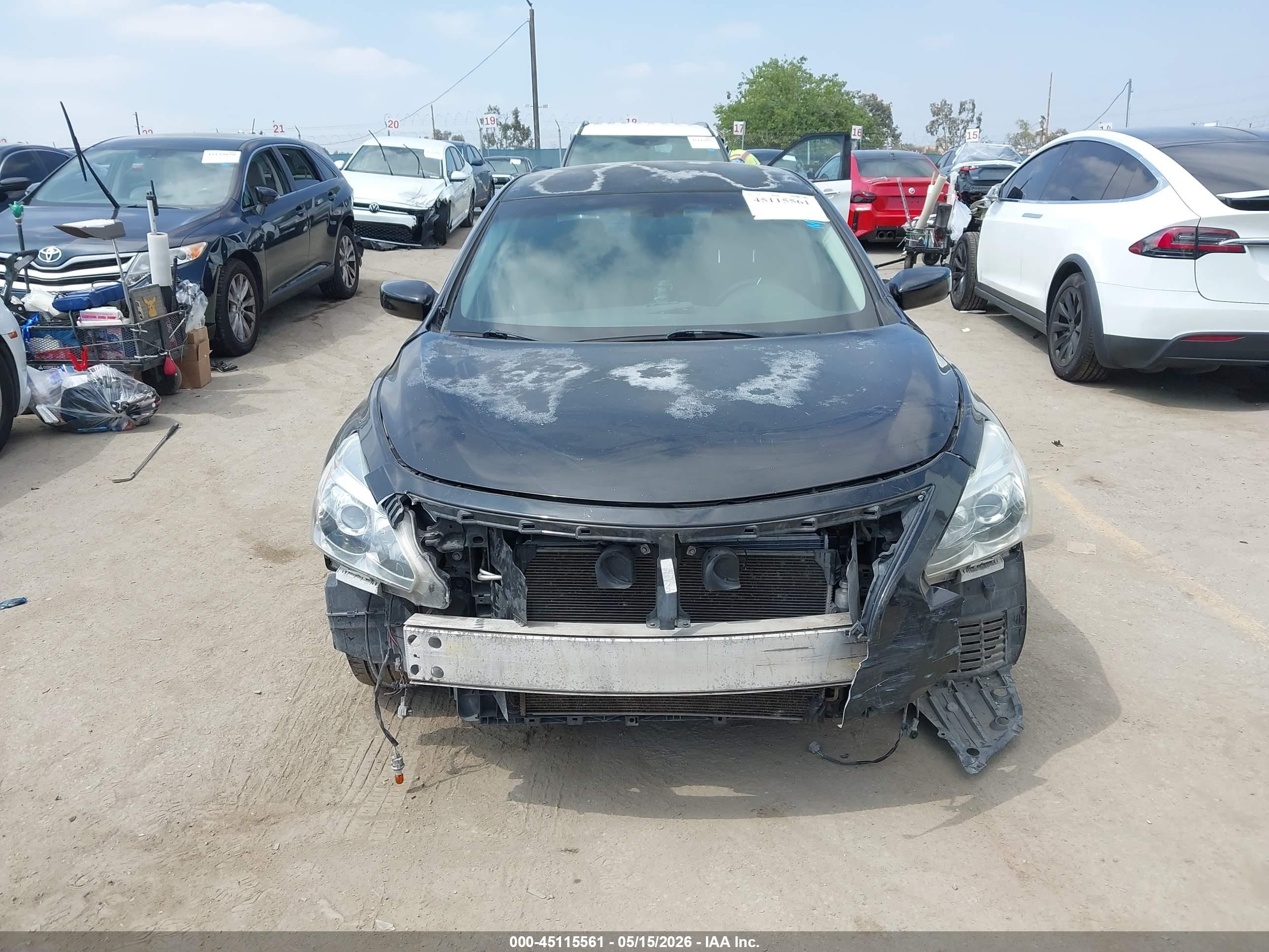 2015 Nissan Altima 2.5/2.5 S/2.5 Sl/2.5 Sv Black vin: 1N4AL3APXFN323501
