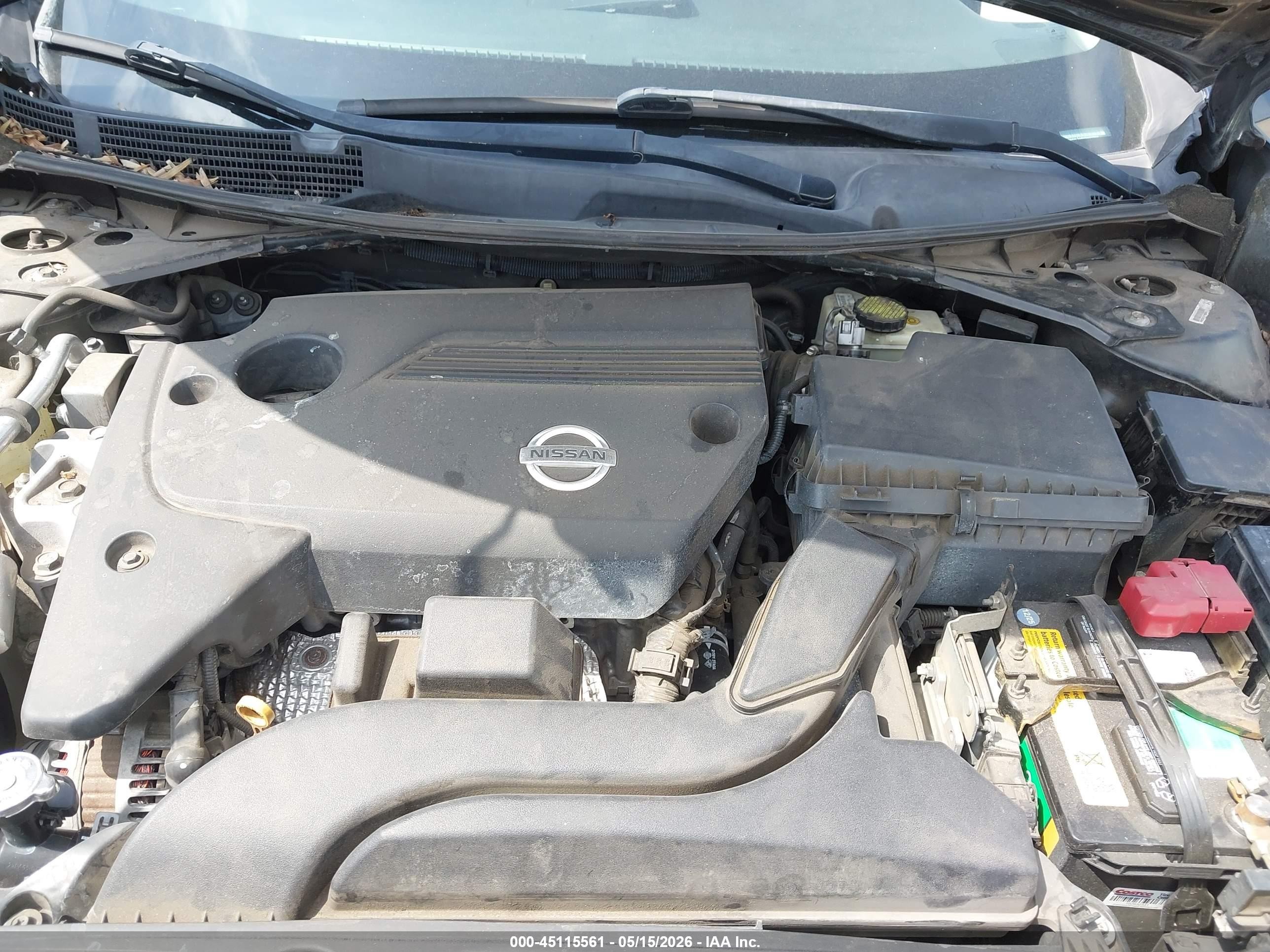 2015 Nissan Altima 2.5/2.5 S/2.5 Sl/2.5 Sv Black vin: 1N4AL3APXFN323501