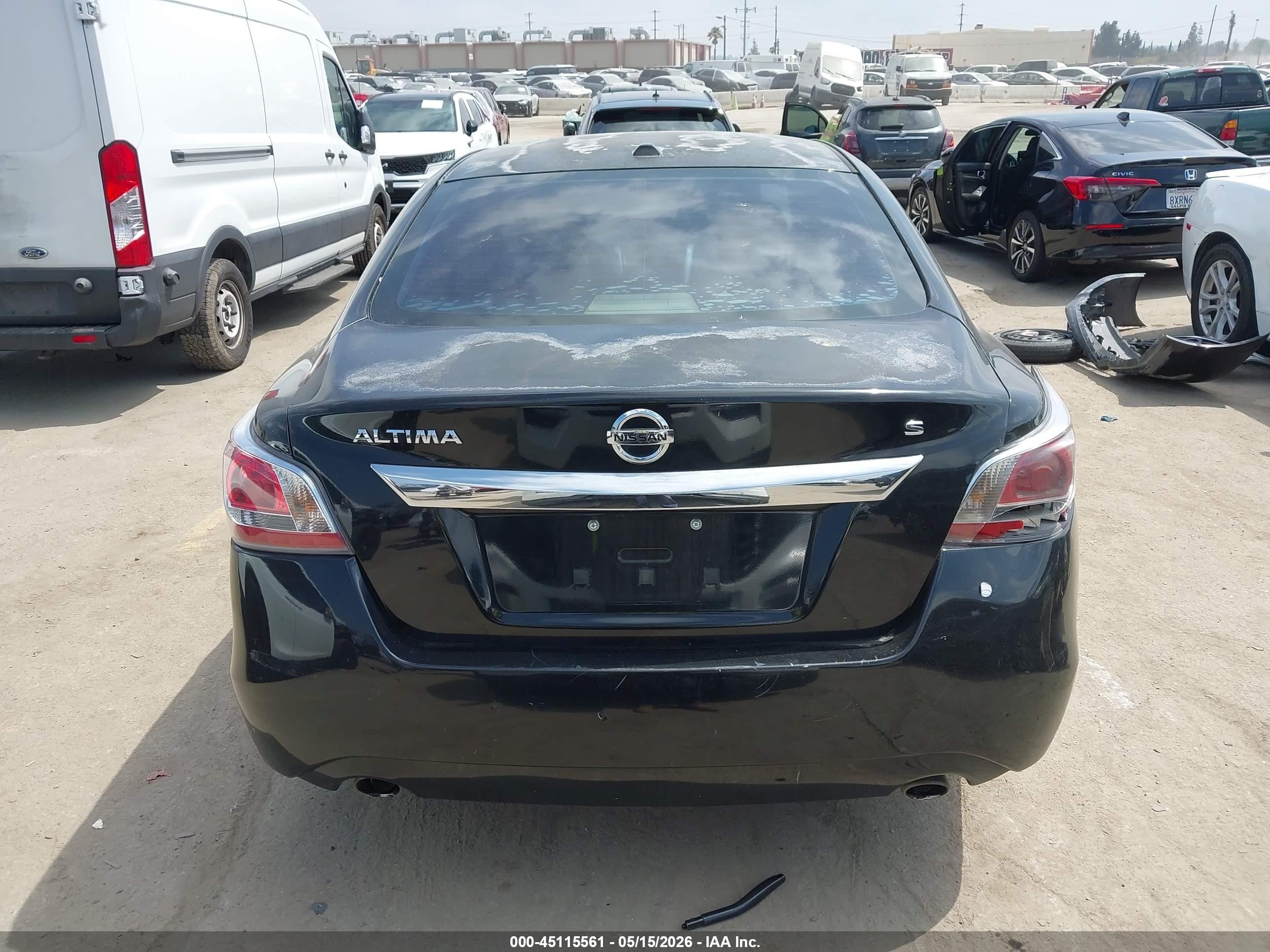 2015 Nissan Altima 2.5/2.5 S/2.5 Sl/2.5 Sv Black vin: 1N4AL3APXFN323501