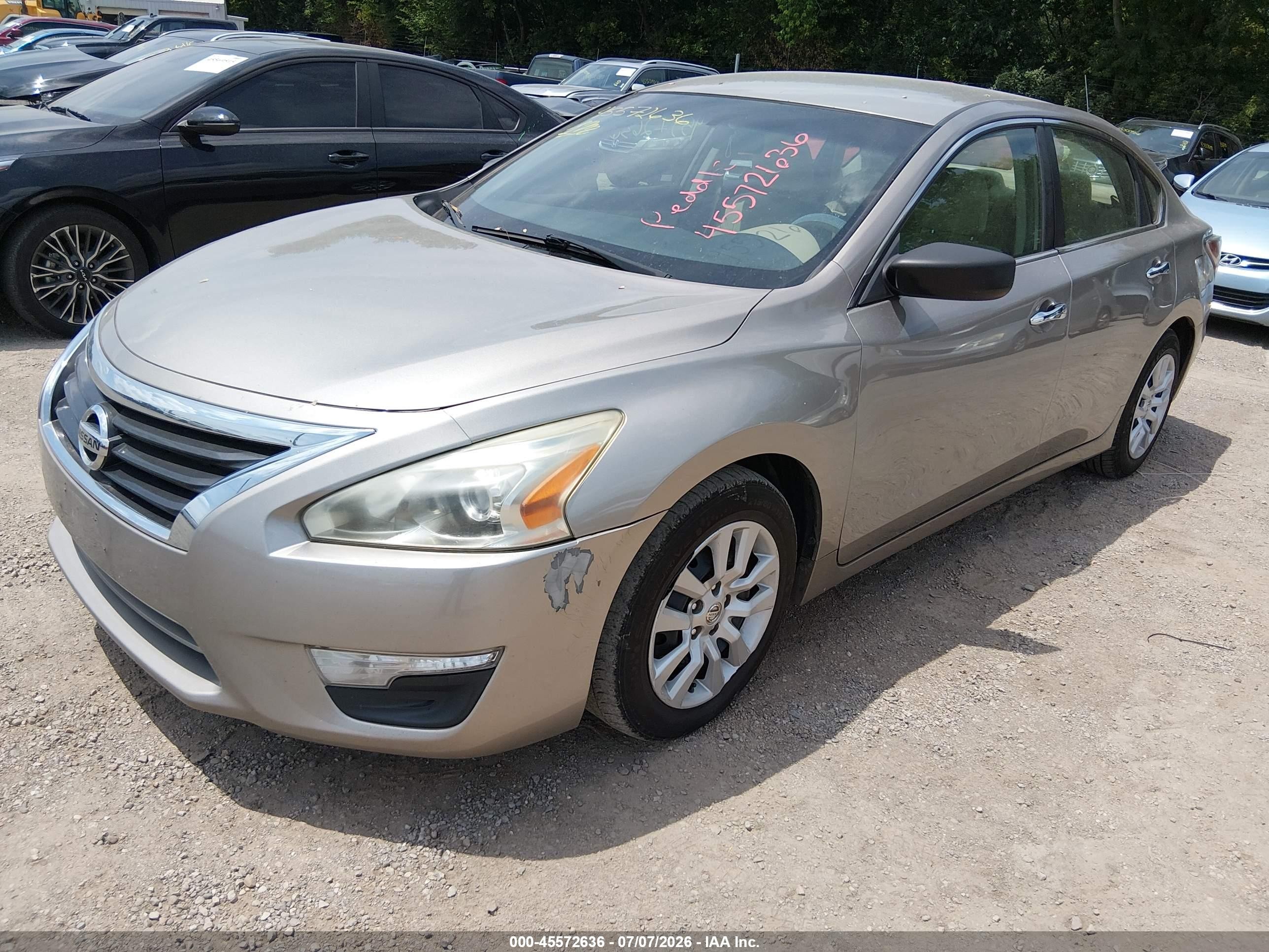 2015 Nissan Altima 2.5 S Gray vin: 1N4AL3APXFN325345
