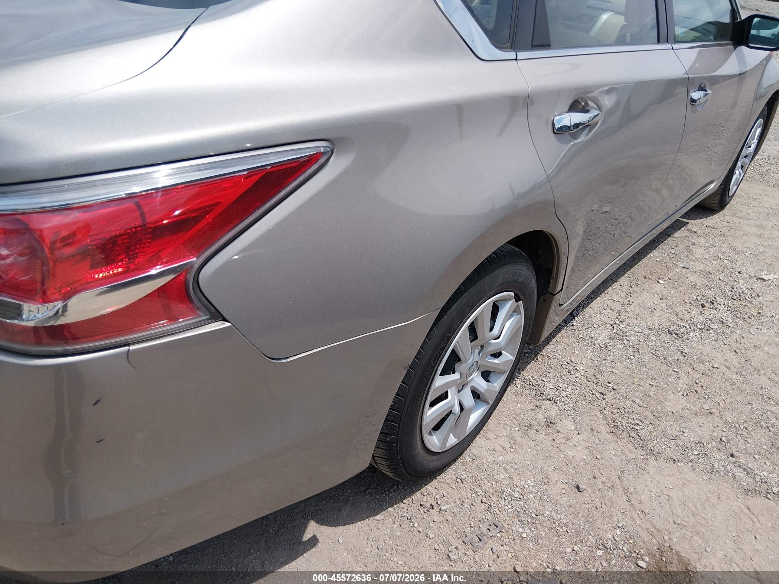 2015 Nissan Altima 2.5 S Gray vin: 1N4AL3APXFN325345