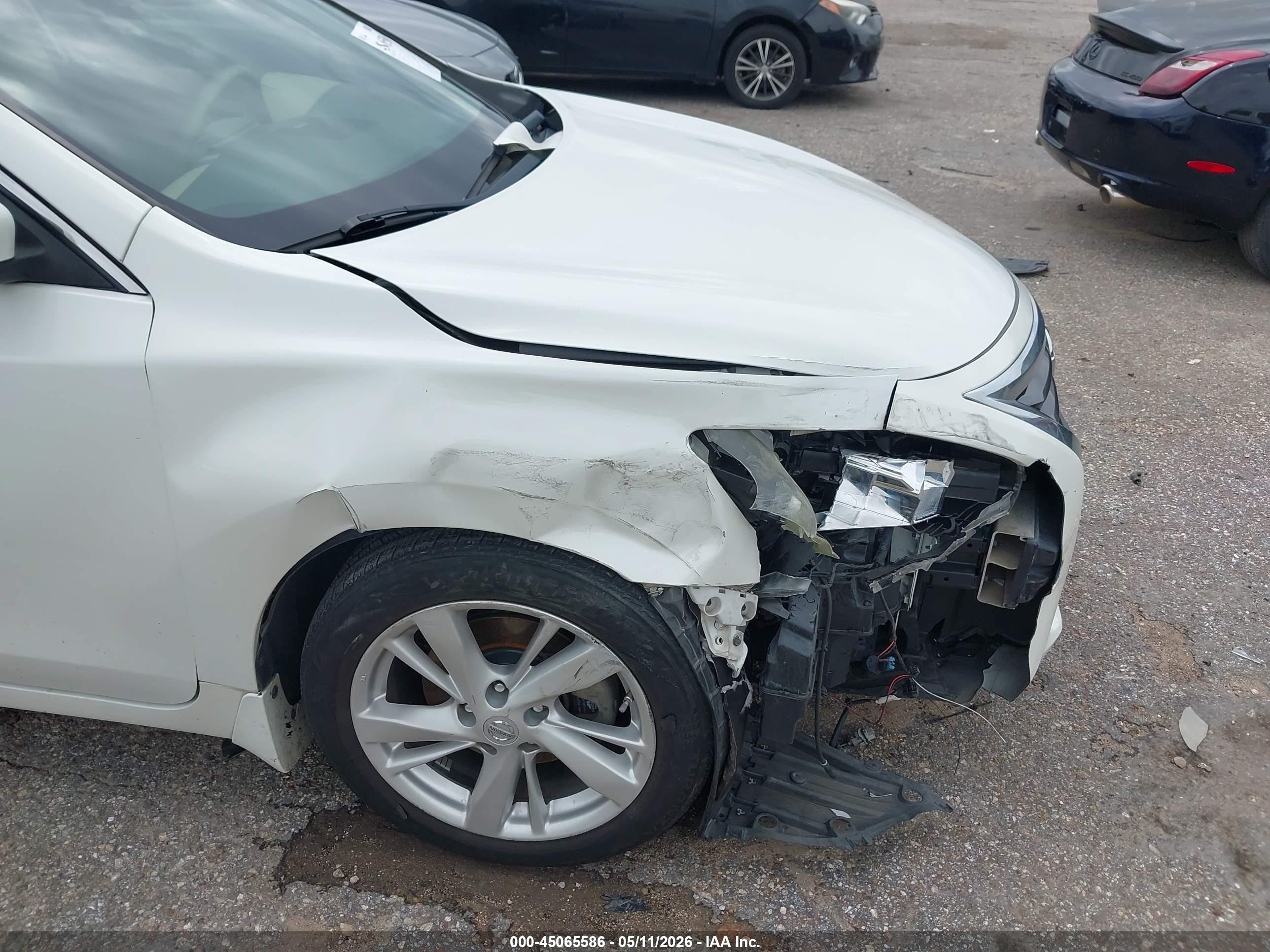 2015 Nissan Altima 2.5 Sl White vin: 1N4AL3APXFN336197