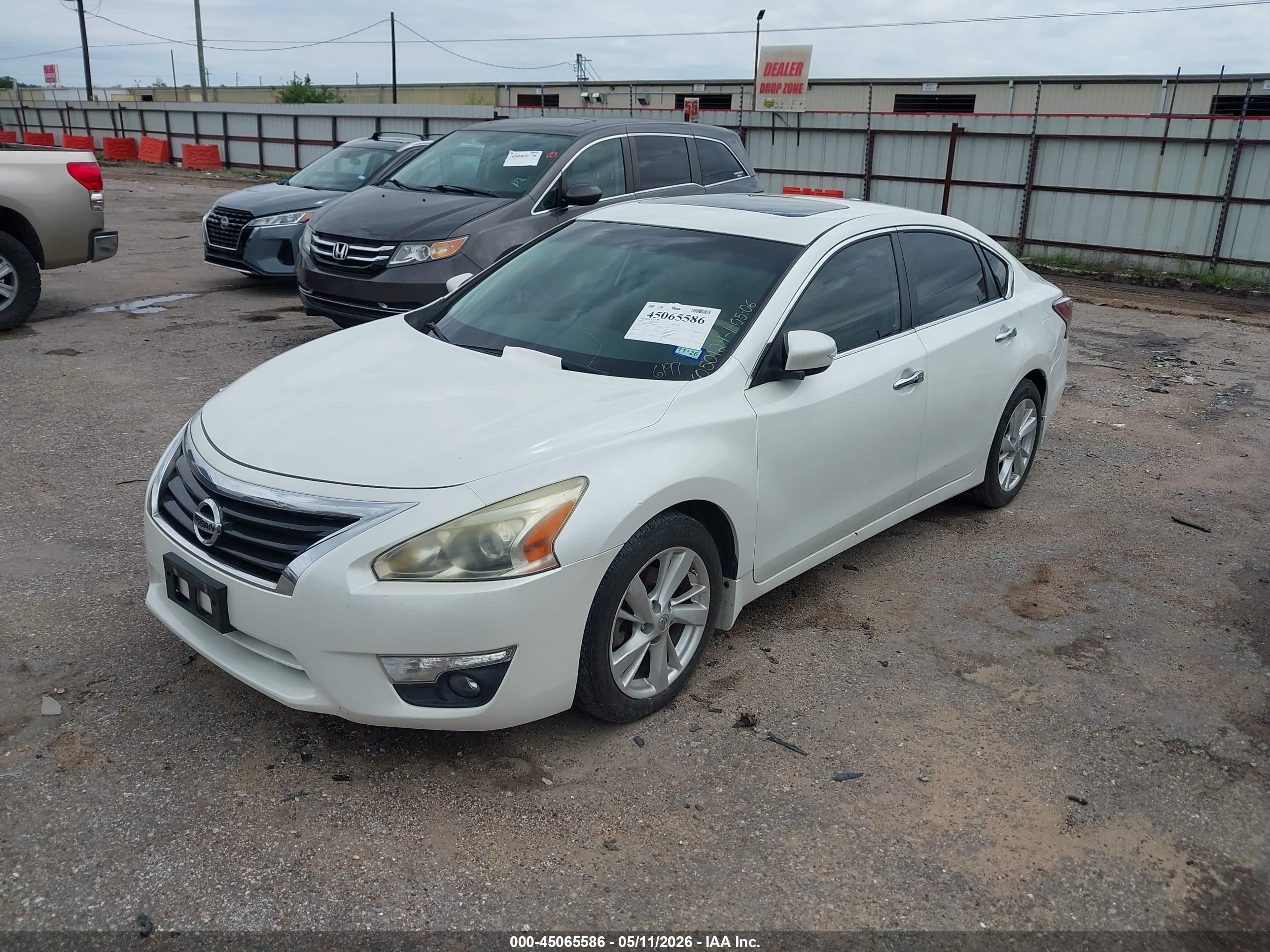 2015 Nissan Altima 2.5 Sl White vin: 1N4AL3APXFN336197