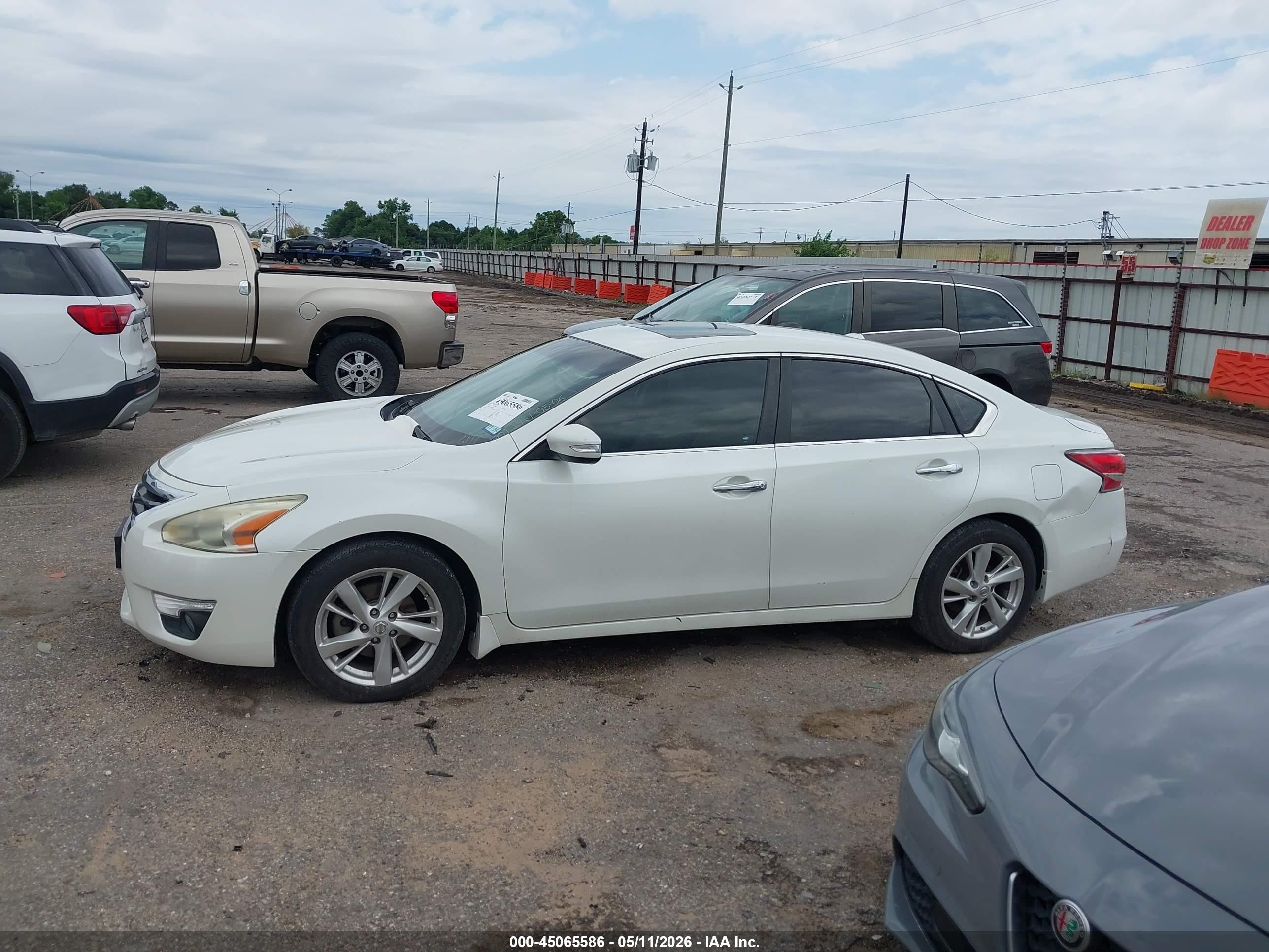 2015 Nissan Altima 2.5 Sl White vin: 1N4AL3APXFN336197
