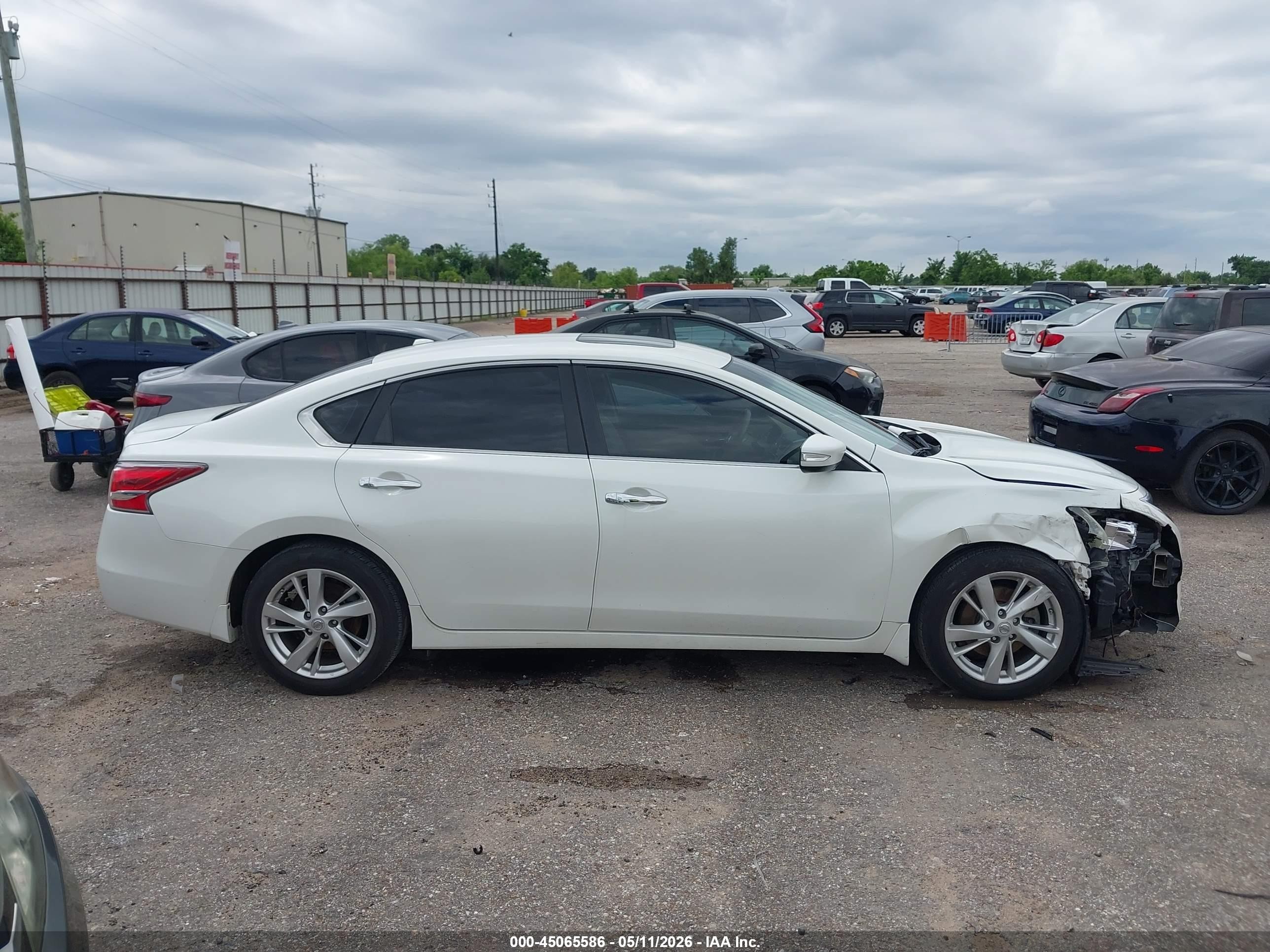 2015 Nissan Altima 2.5 Sl White vin: 1N4AL3APXFN336197