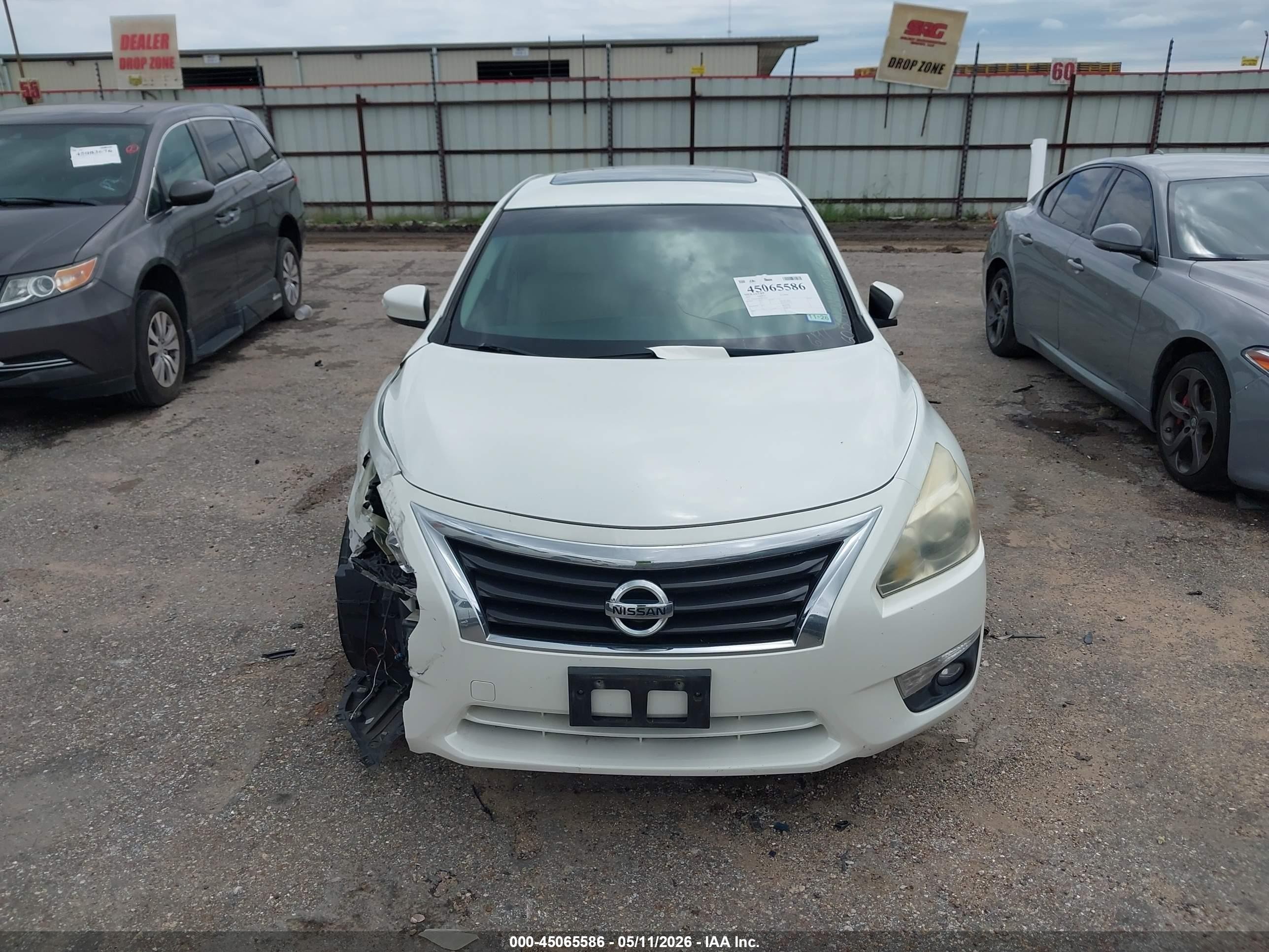2015 Nissan Altima 2.5 Sl White vin: 1N4AL3APXFN336197