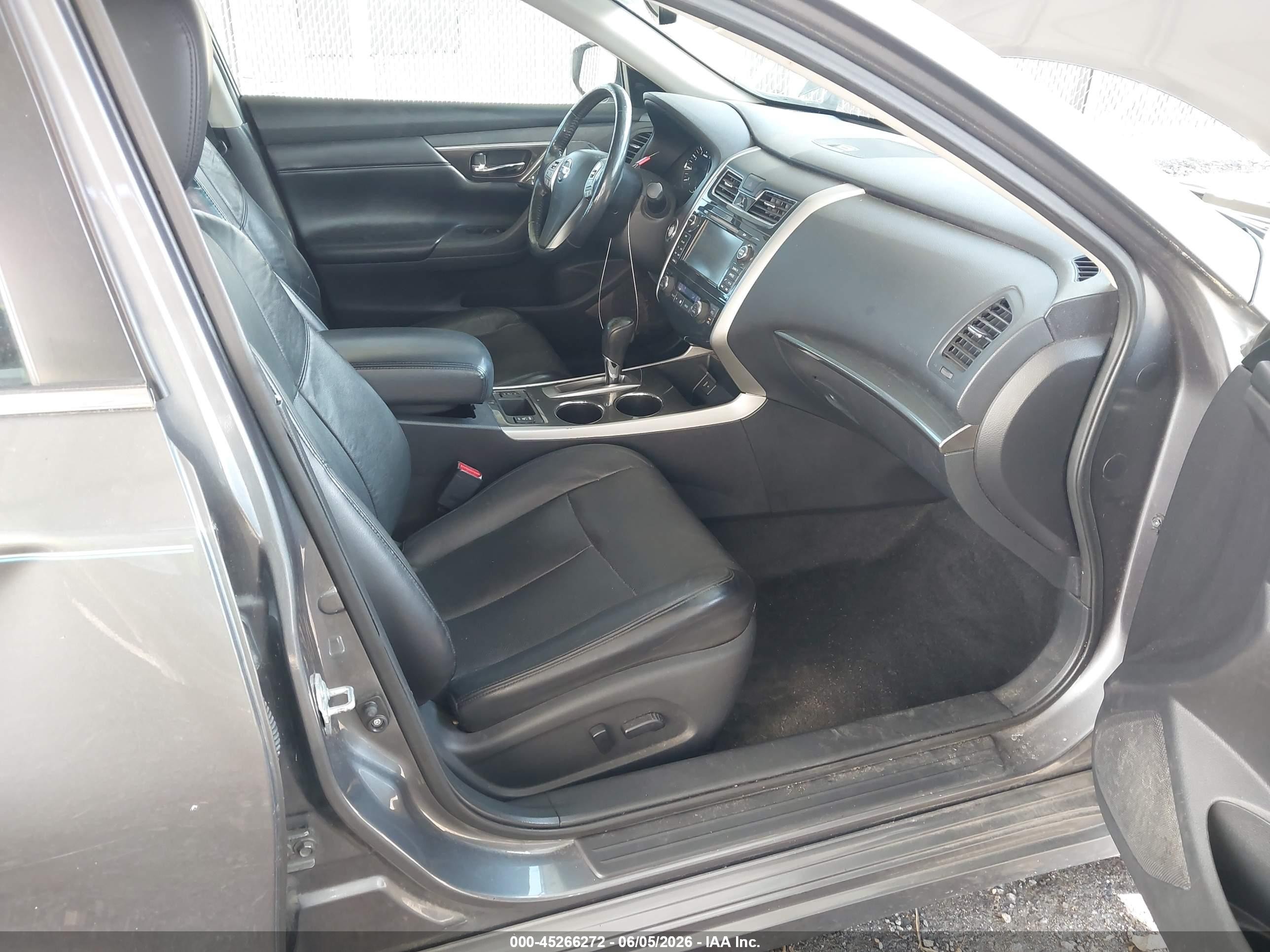 2015 Nissan Altima 2.5 Sl Gray vin: 1N4AL3APXFN340086