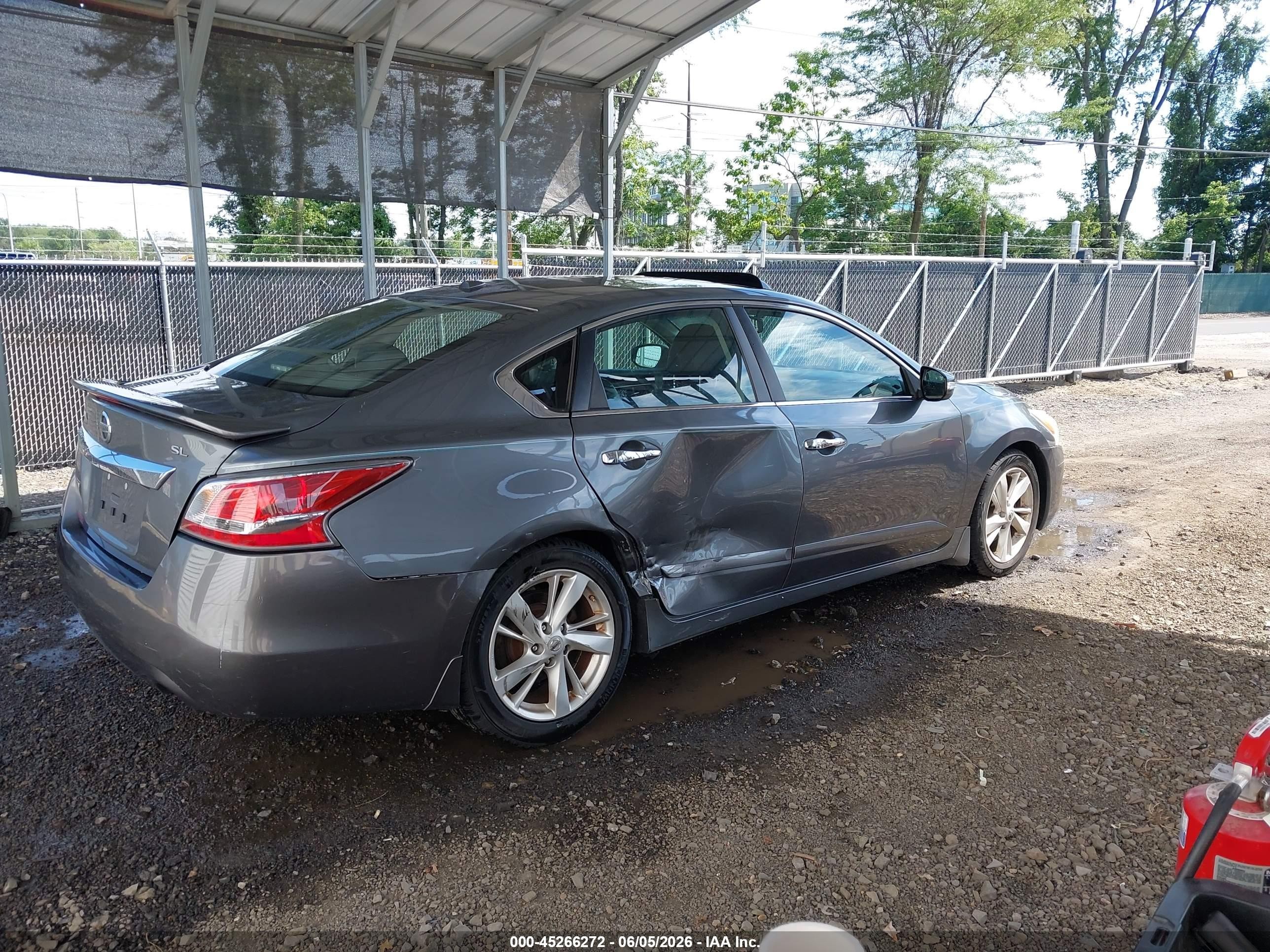 2015 Nissan Altima 2.5 Sl Gray vin: 1N4AL3APXFN340086