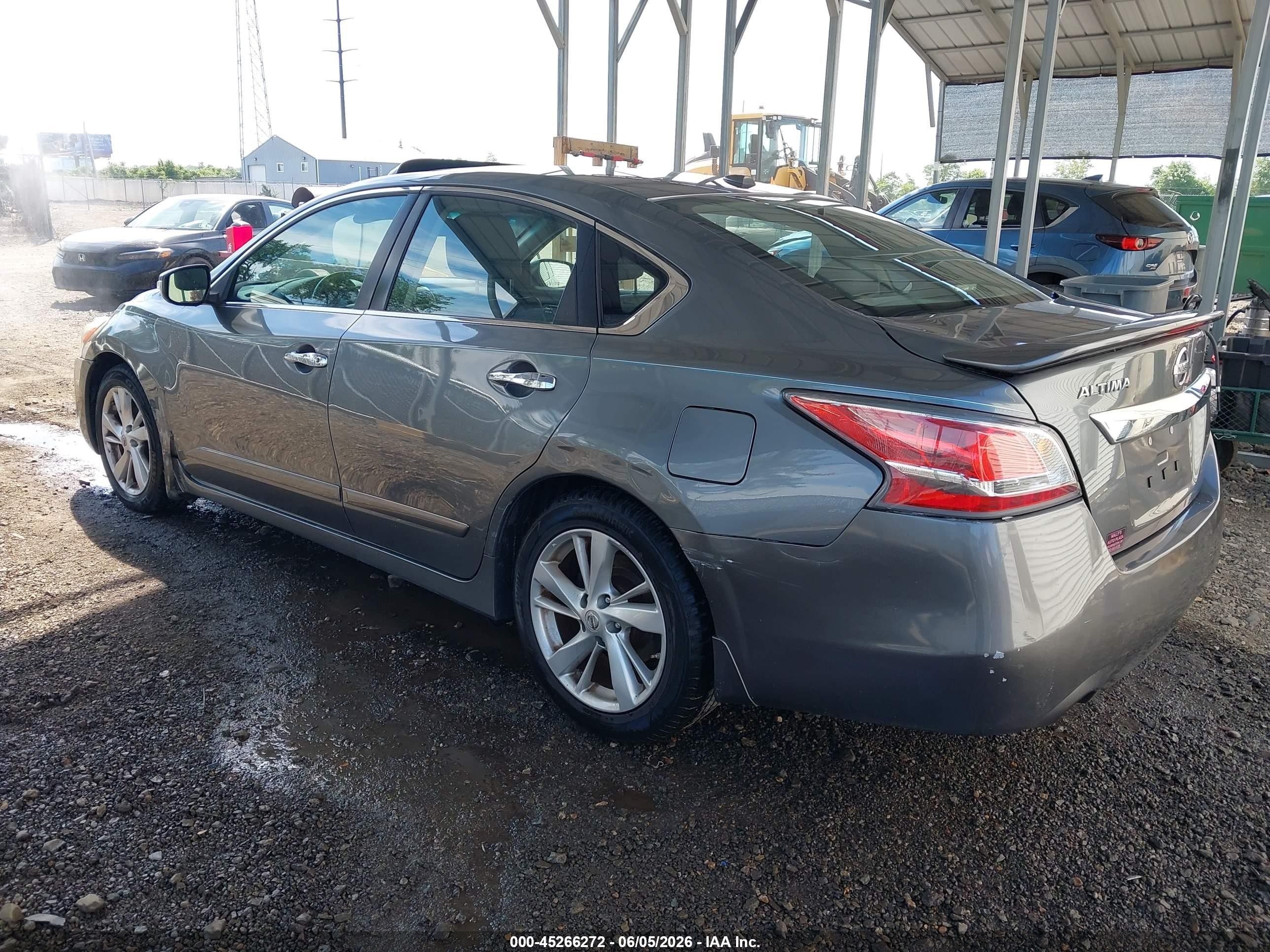 2015 Nissan Altima 2.5 Sl Gray vin: 1N4AL3APXFN340086