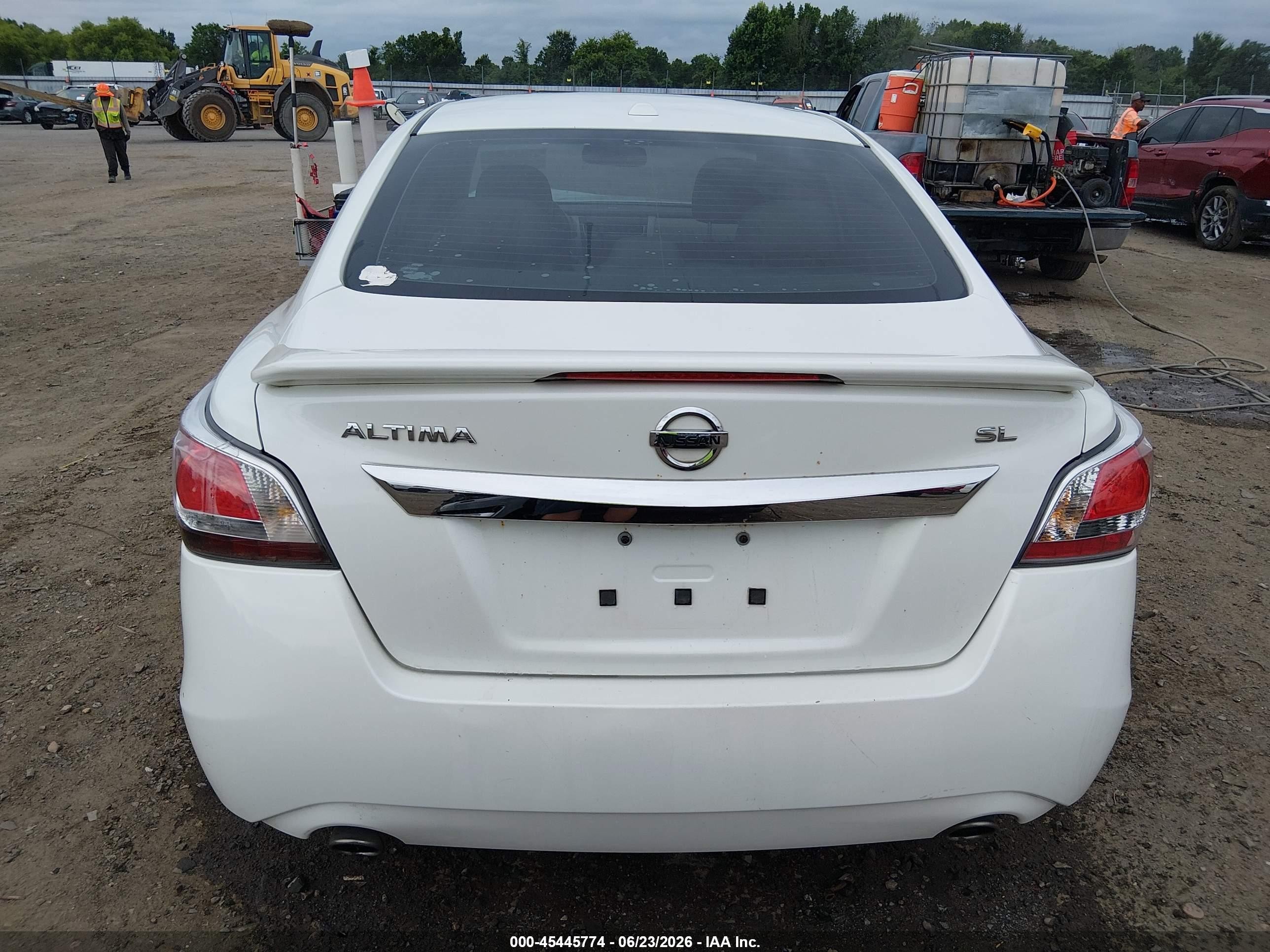 2015 Nissan Altima 2.5 Sl White vin: 1N4AL3APXFN358121