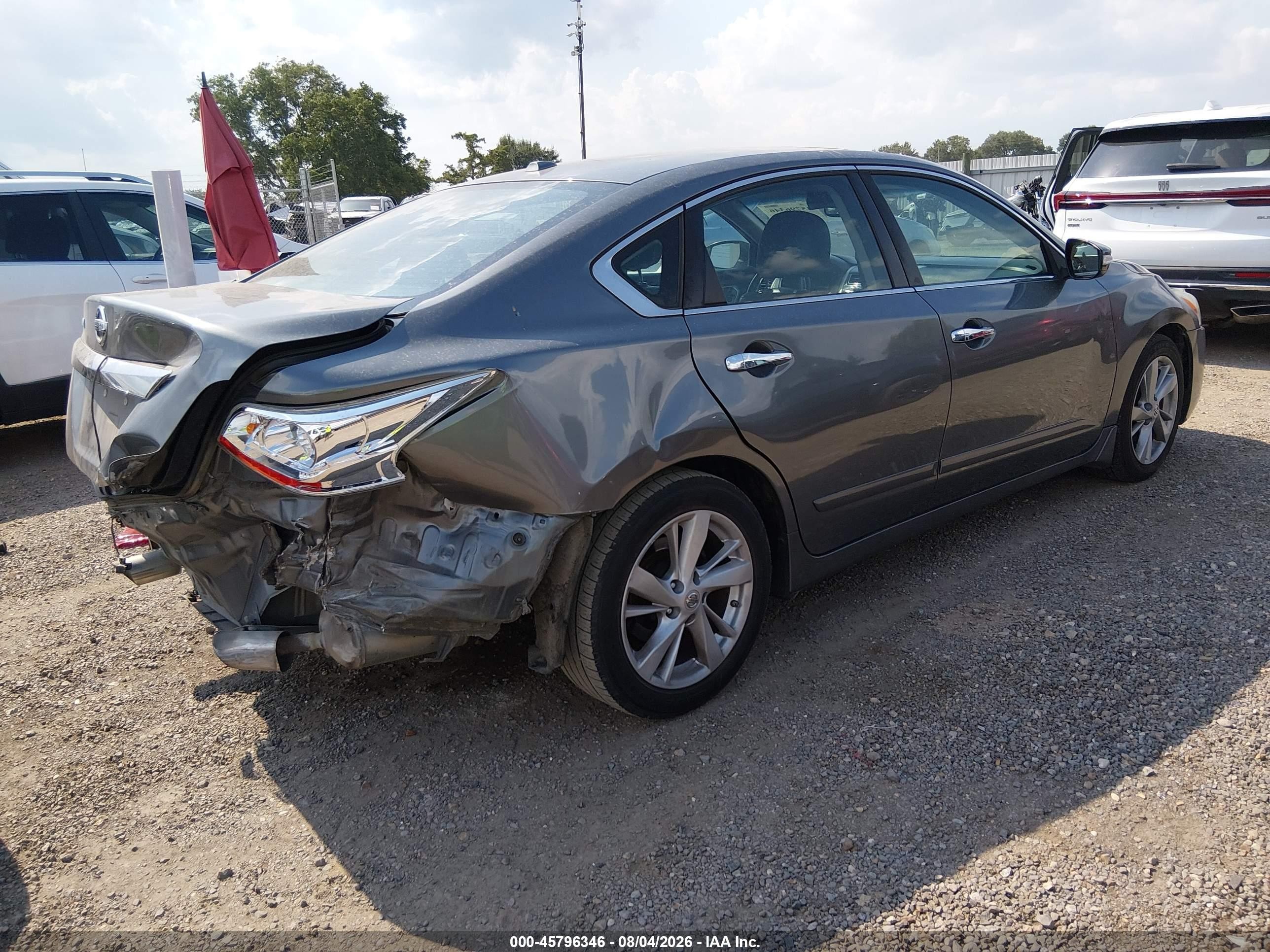 2015 Nissan Altima 2.5 Sl Gray vin: 1N4AL3APXFN359222