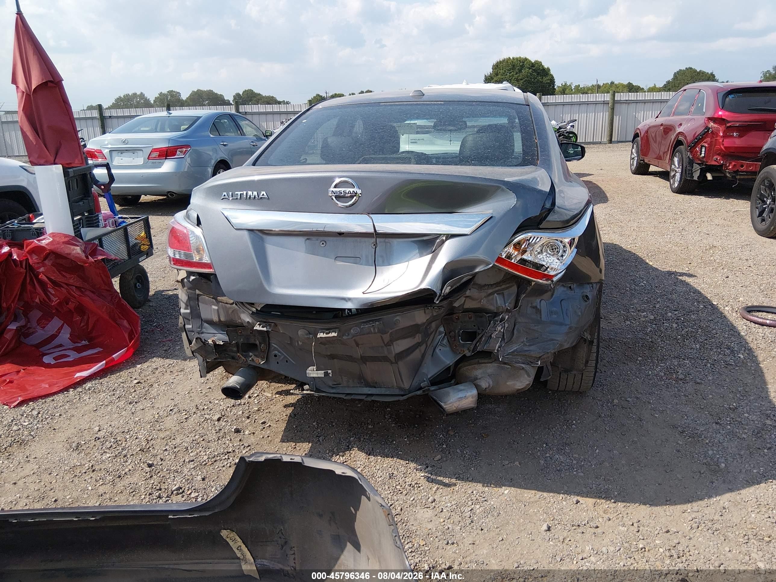 2015 Nissan Altima 2.5 Sl Gray vin: 1N4AL3APXFN359222