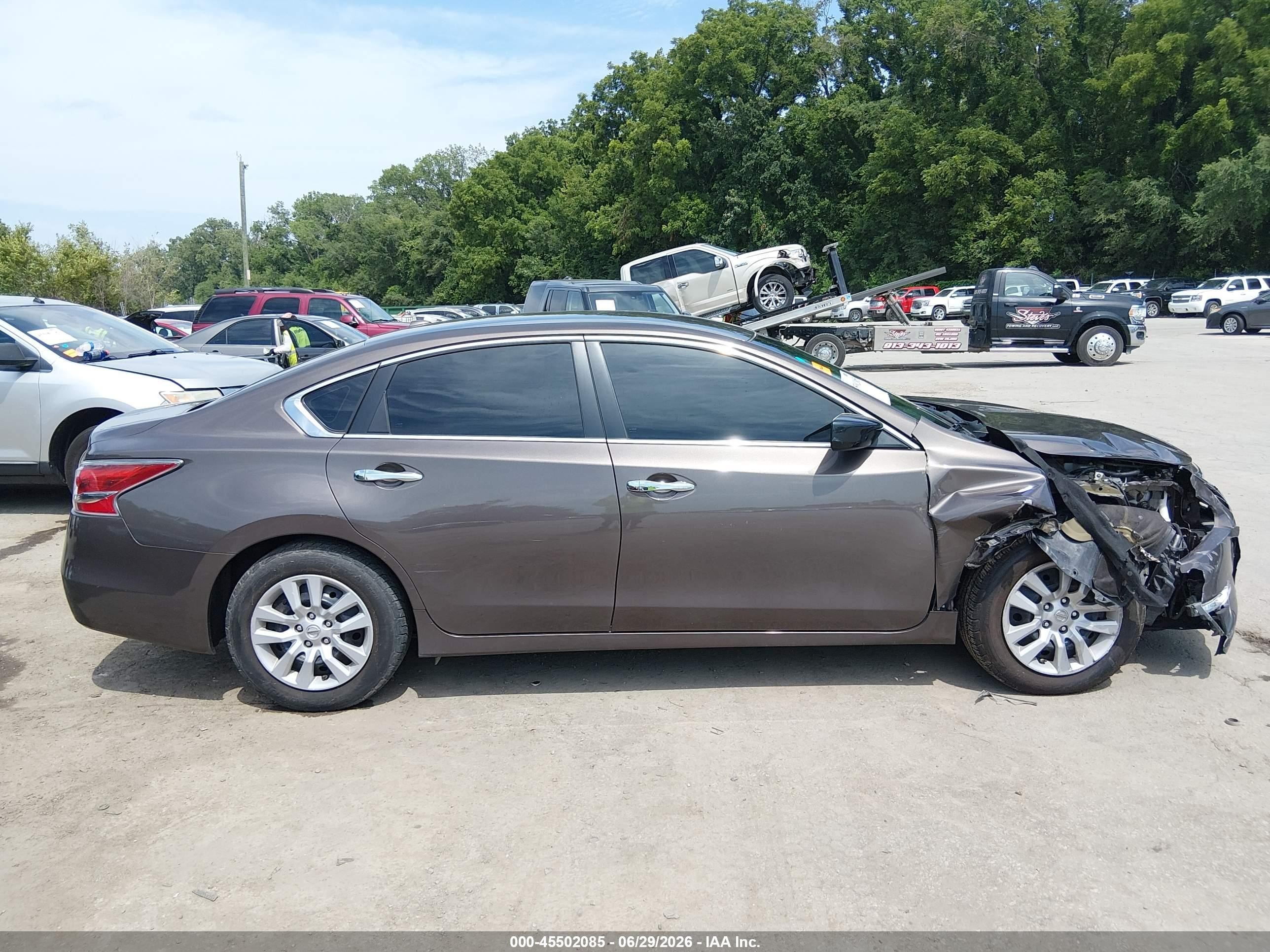 2015 Nissan Altima 2.5 S Коричневый vin: 1N4AL3APXFN367451