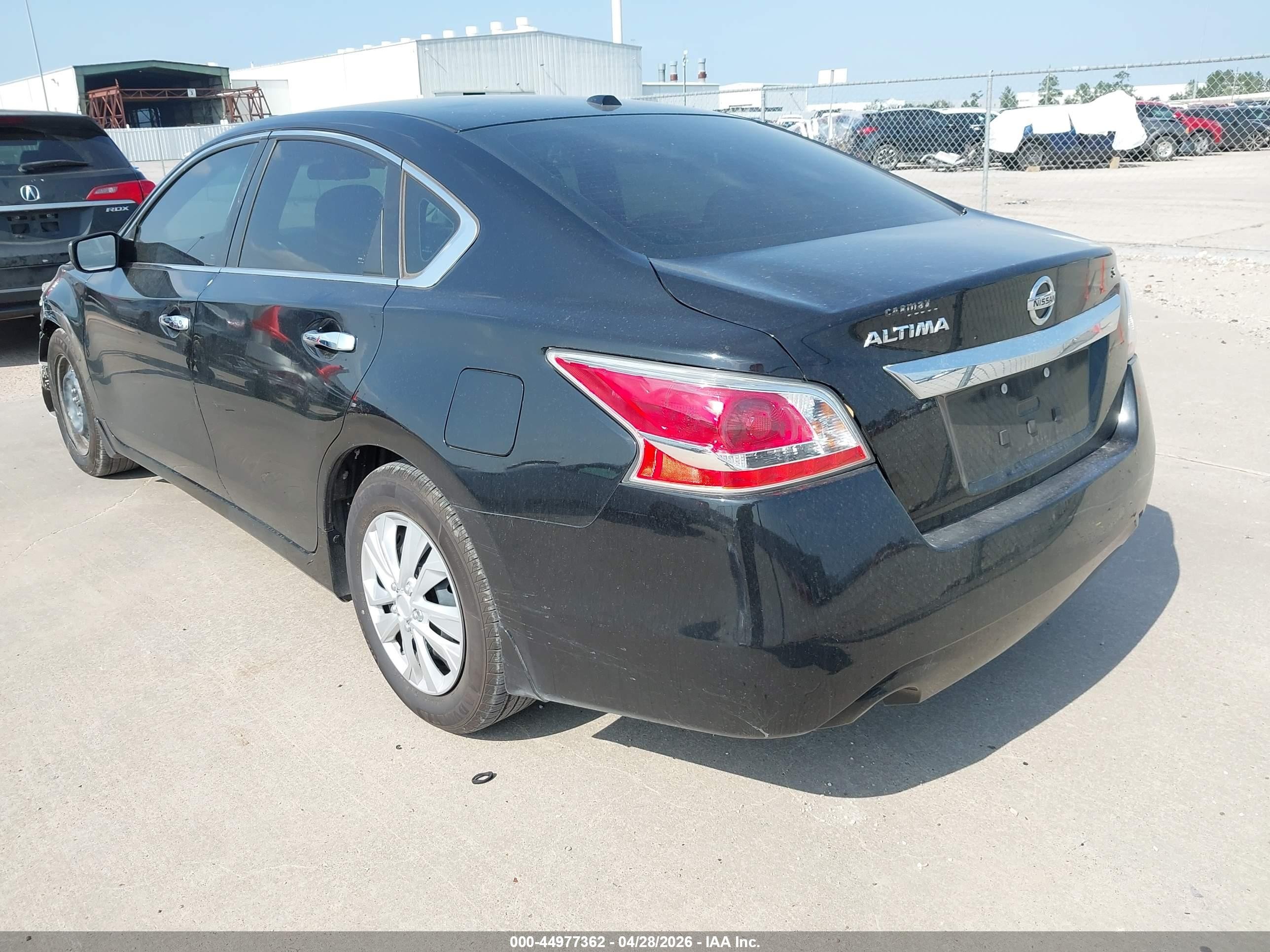 2015 Nissan Altima 2.5 S Black vin: 1N4AL3APXFN378191
