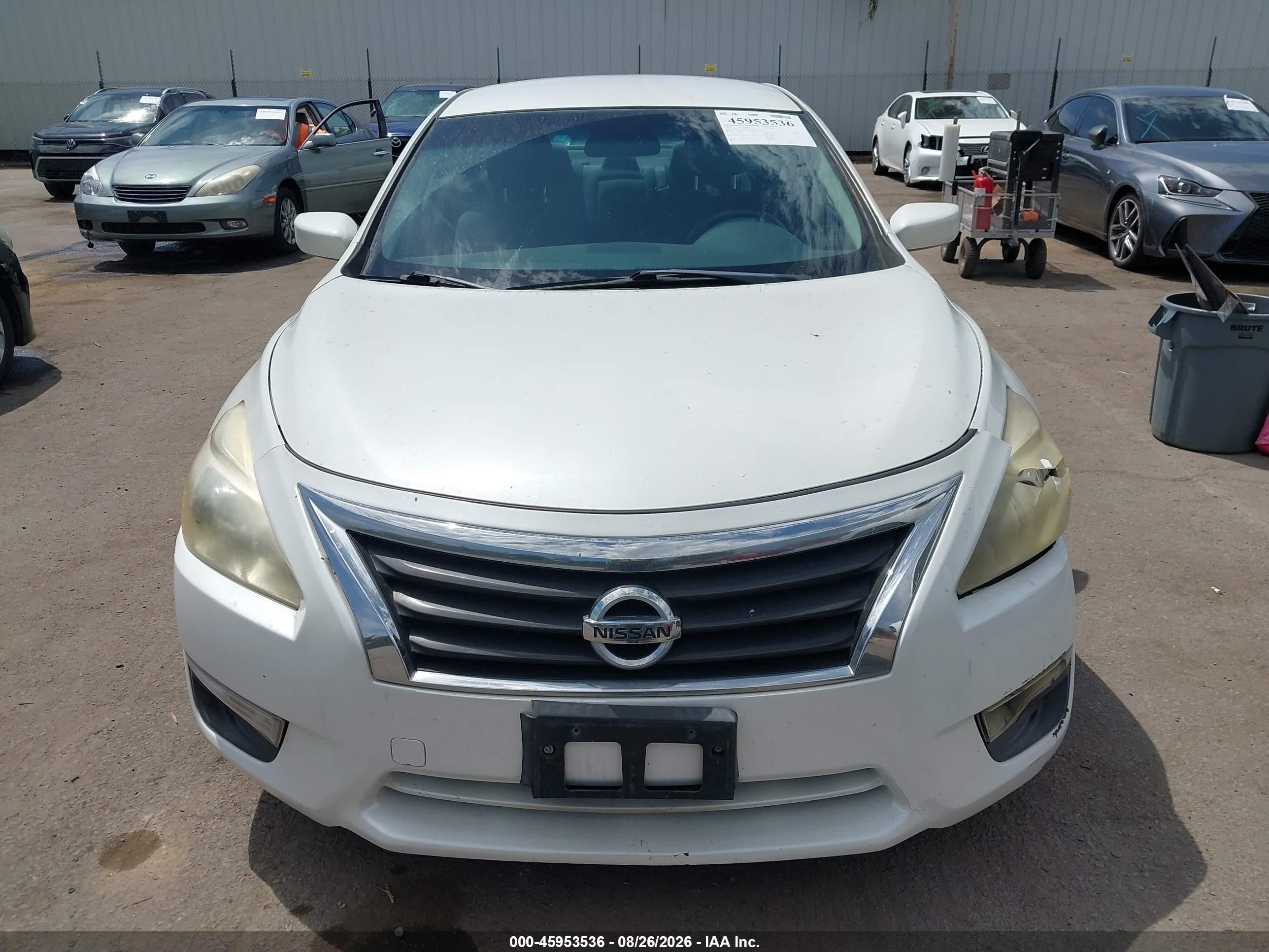 2015 Nissan Altima 2.5/2.5 S/2.5 Sl/2.5 Sv White vin: 1N4AL3APXFN379874