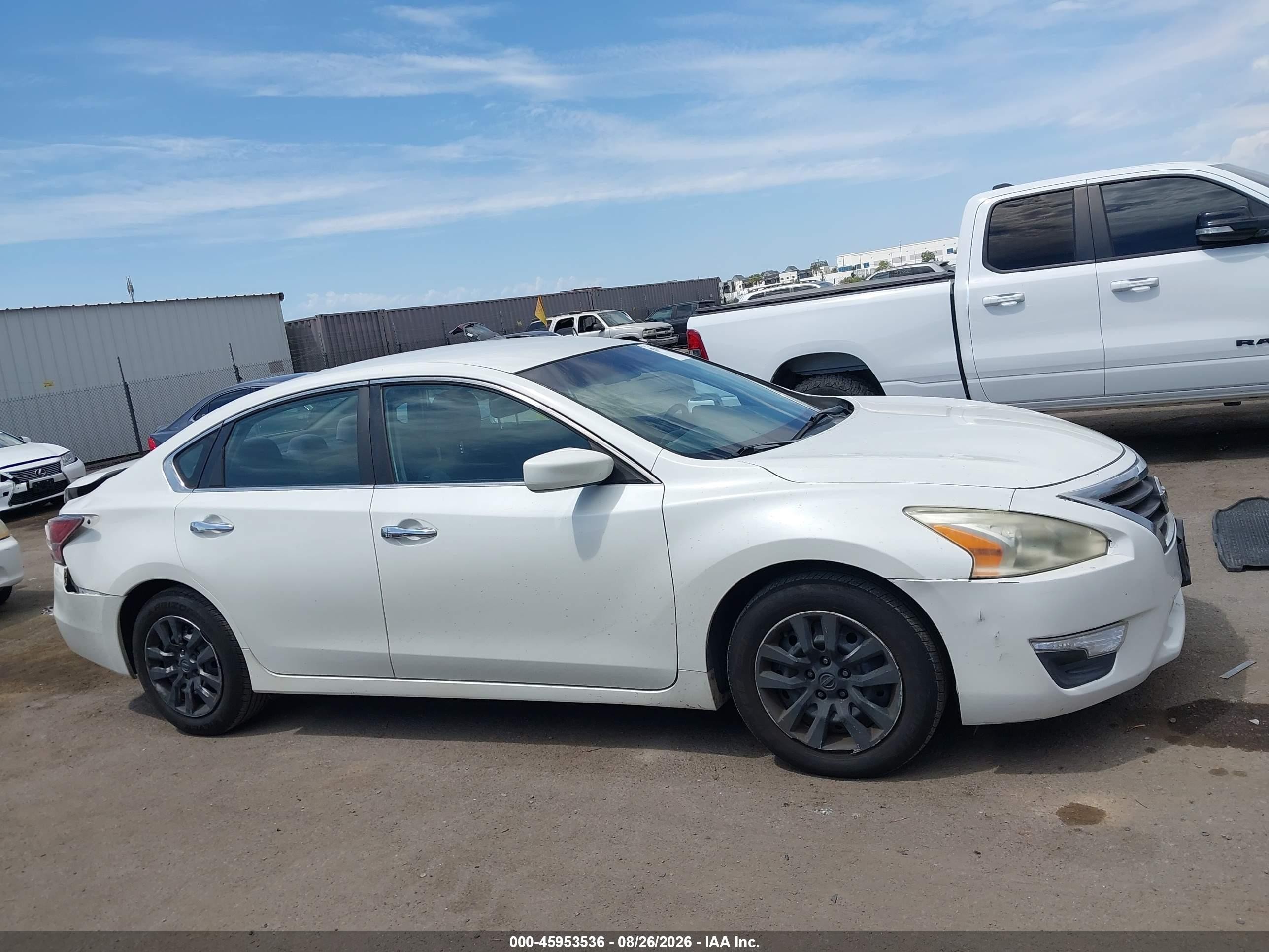 2015 Nissan Altima 2.5/2.5 S/2.5 Sl/2.5 Sv White vin: 1N4AL3APXFN379874