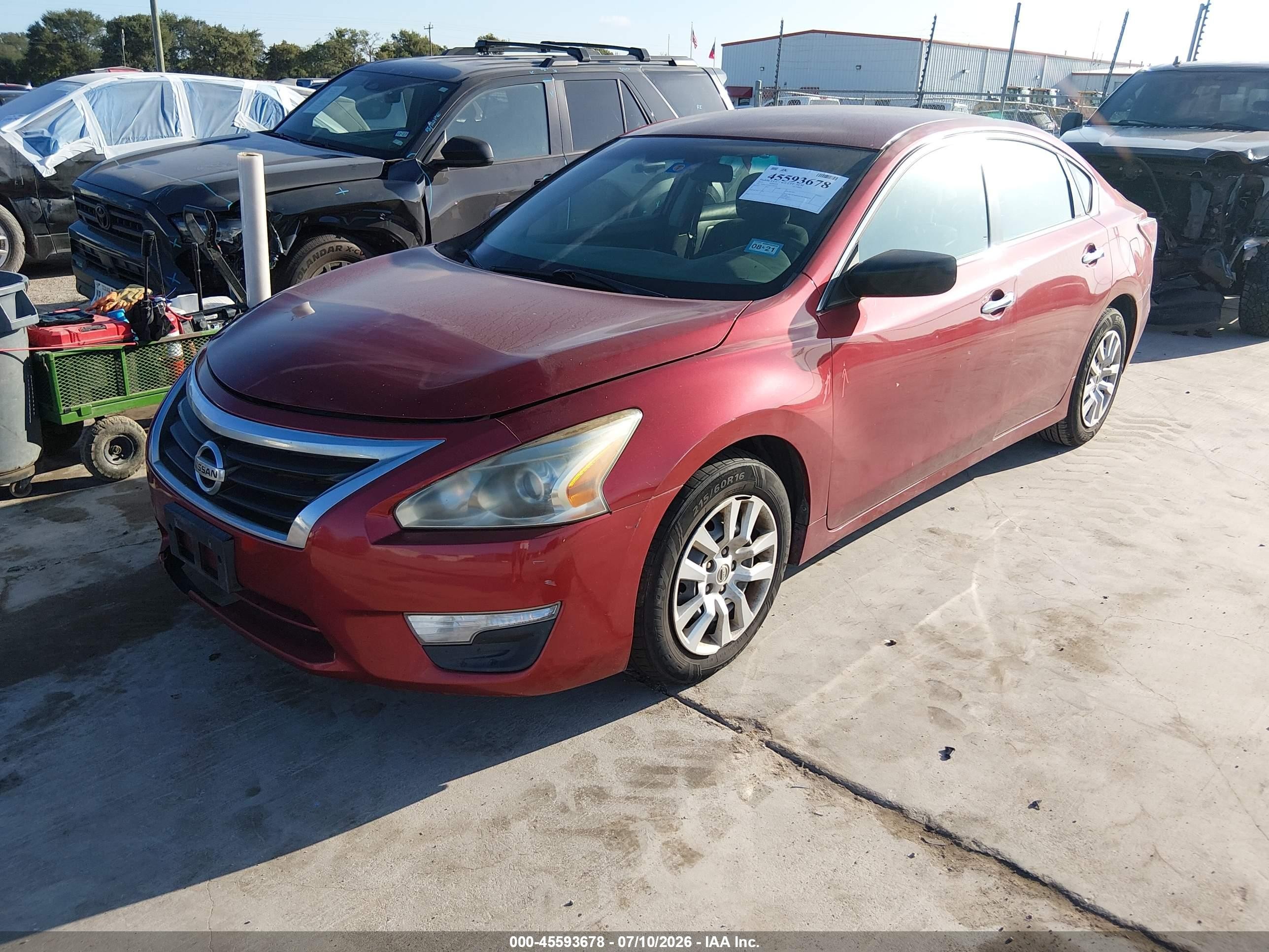 2015 Nissan Altima 2.5/2.5 S/2.5 Sl/2.5 Sv Red vin: 1N4AL3APXFN382581