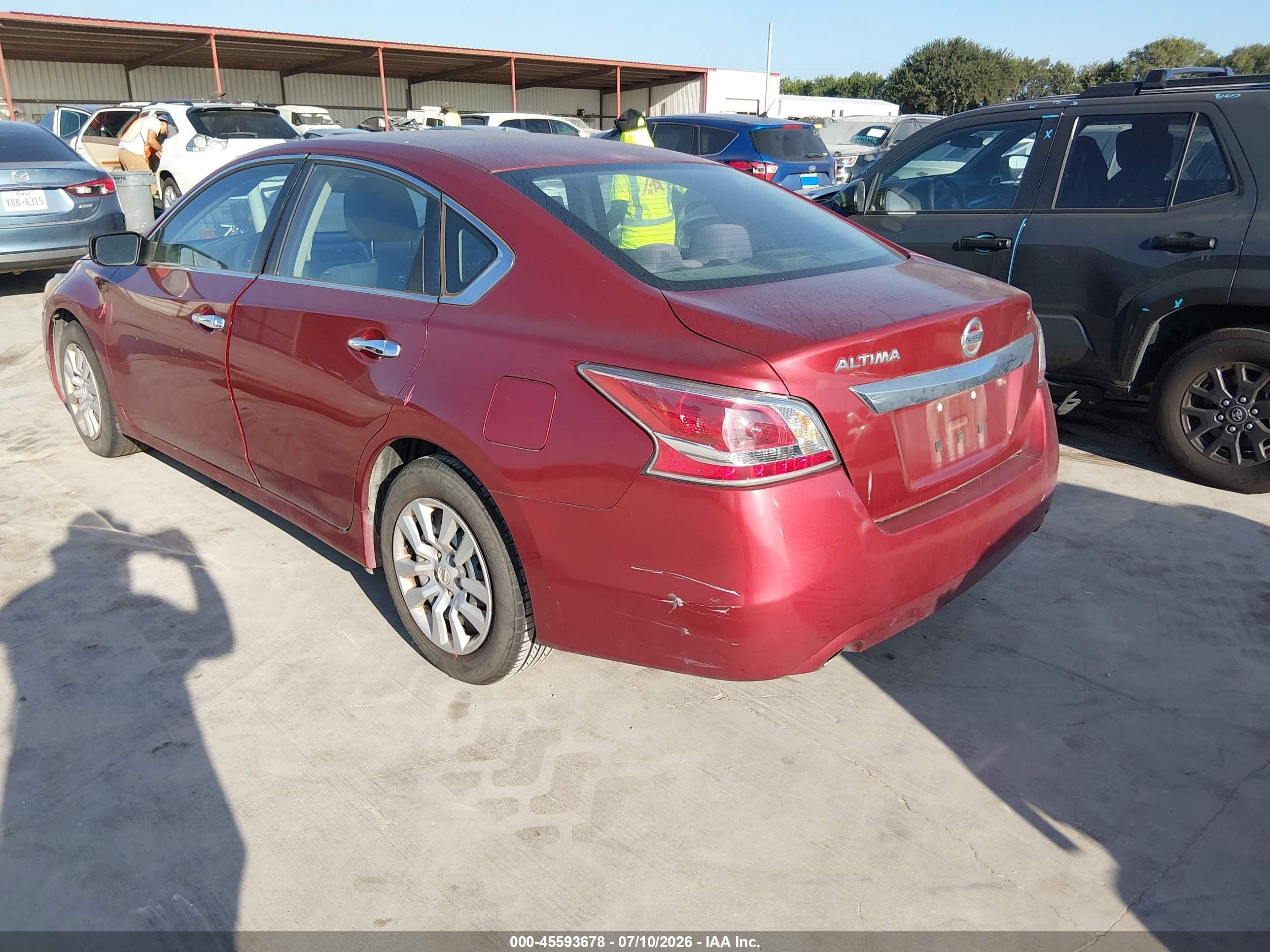 2015 Nissan Altima 2.5/2.5 S/2.5 Sl/2.5 Sv Red vin: 1N4AL3APXFN382581