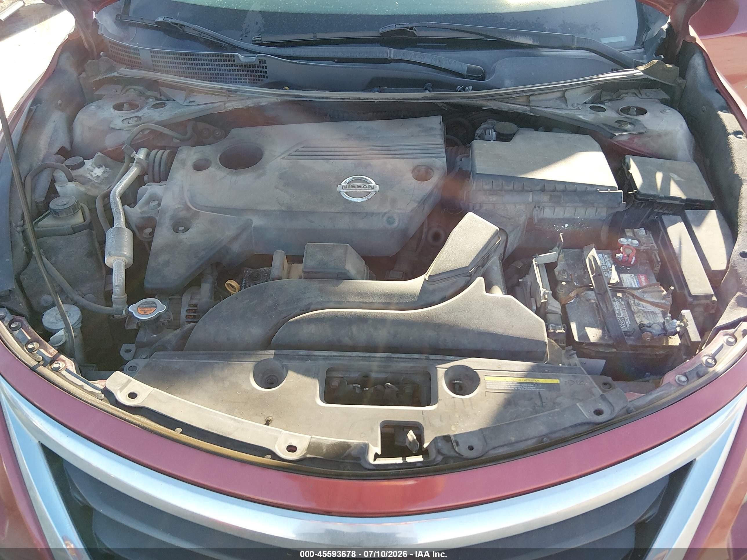 2015 Nissan Altima 2.5/2.5 S/2.5 Sl/2.5 Sv Red vin: 1N4AL3APXFN382581