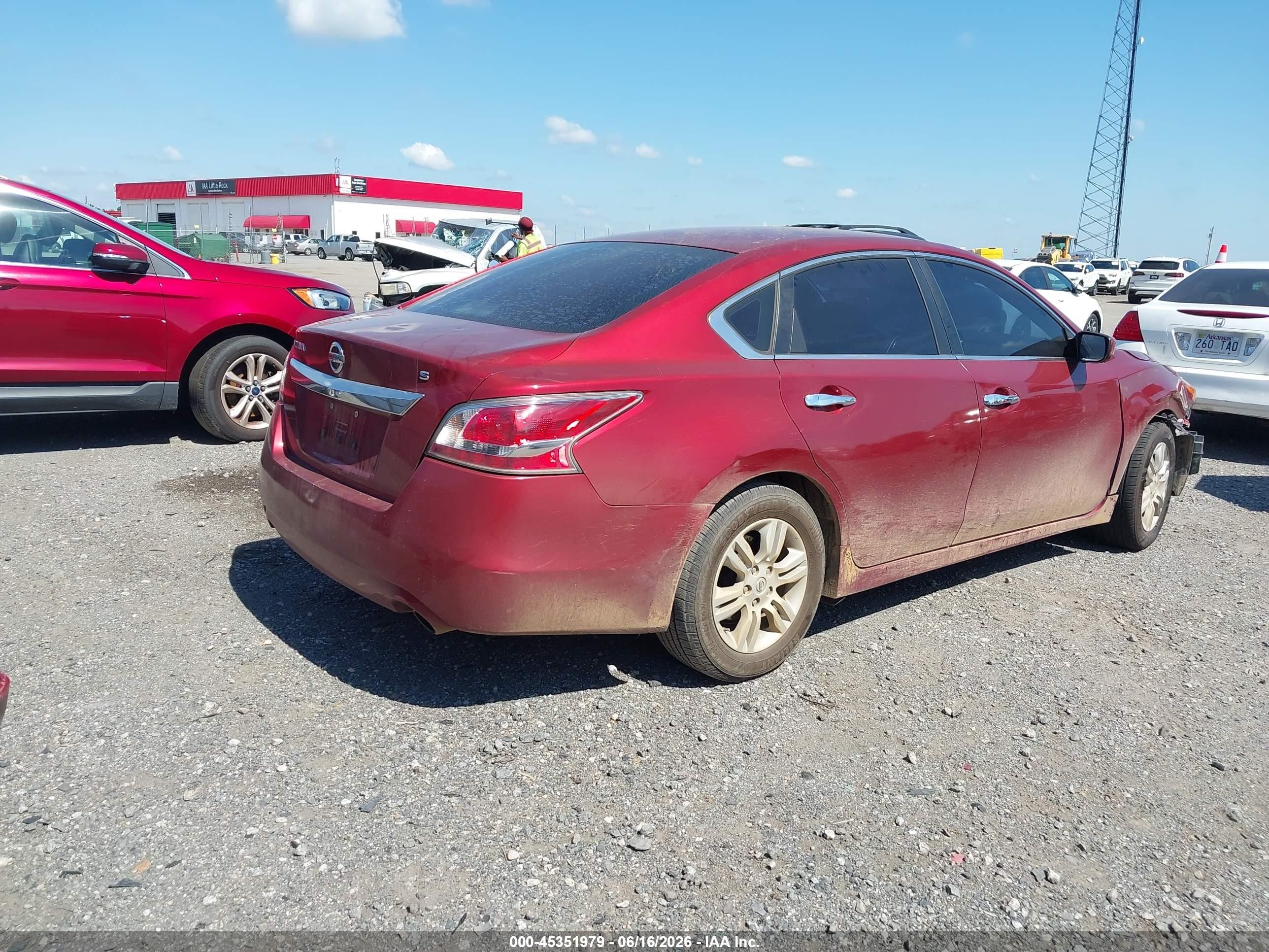 2015 Nissan Altima 2.5/2.5 S/2.5 Sl/2.5 Sv Maroon vin: 1N4AL3APXFN387697