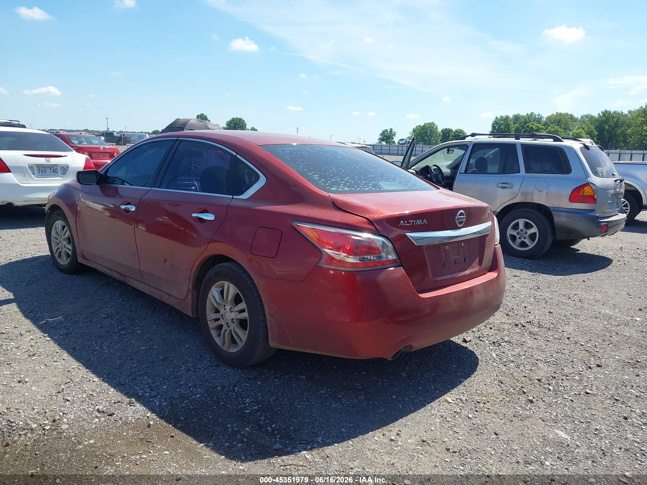 2015 Nissan Altima 2.5/2.5 S/2.5 Sl/2.5 Sv Maroon vin: 1N4AL3APXFN387697
