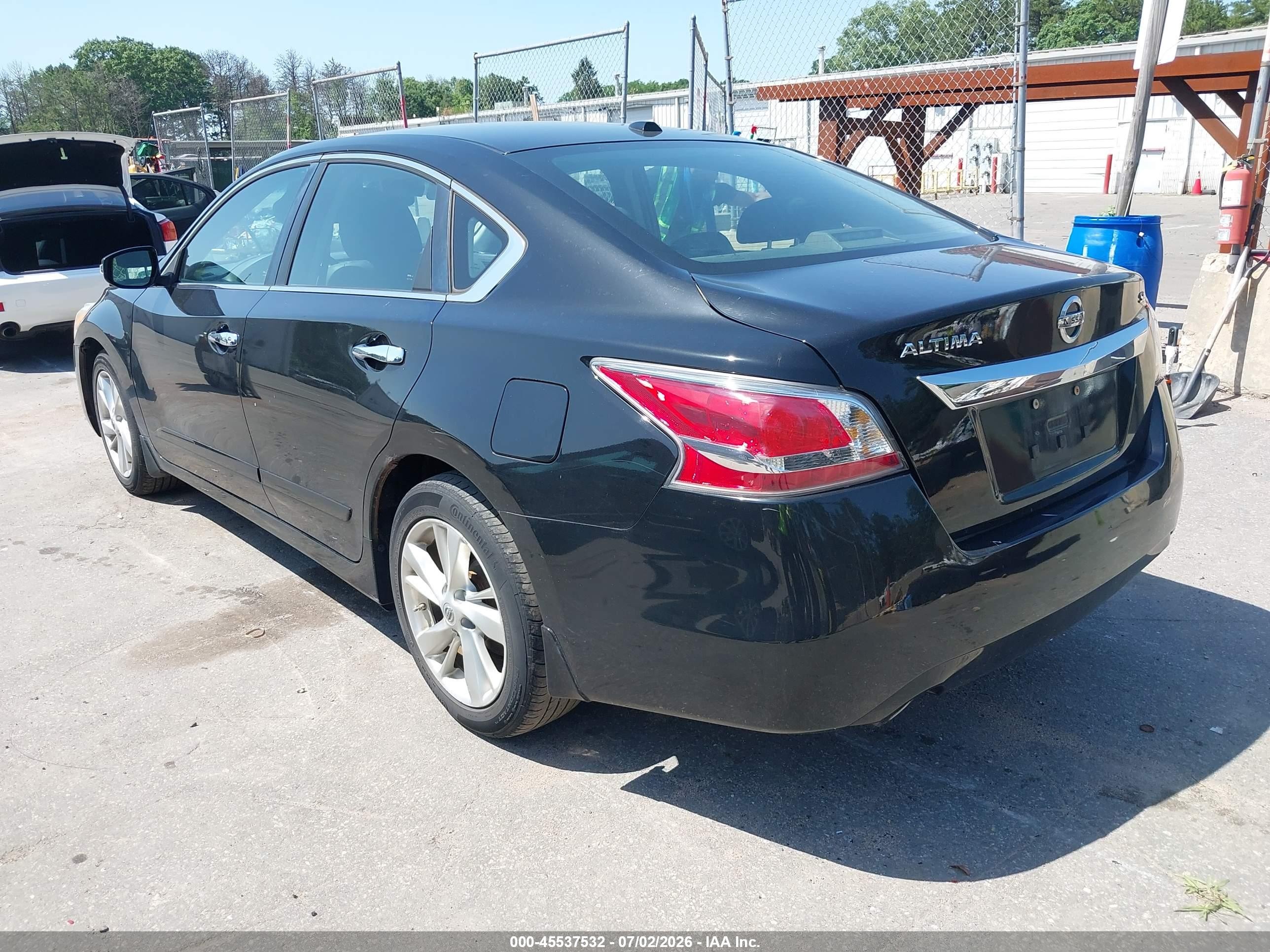 2015 Nissan Altima 2.5 Sl Black vin: 1N4AL3APXFN396223