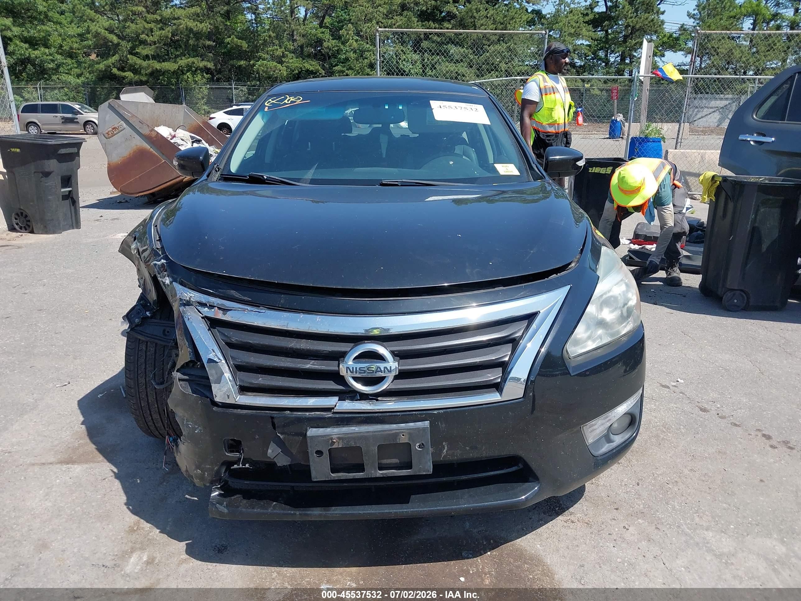 2015 Nissan Altima 2.5 Sl Black vin: 1N4AL3APXFN396223