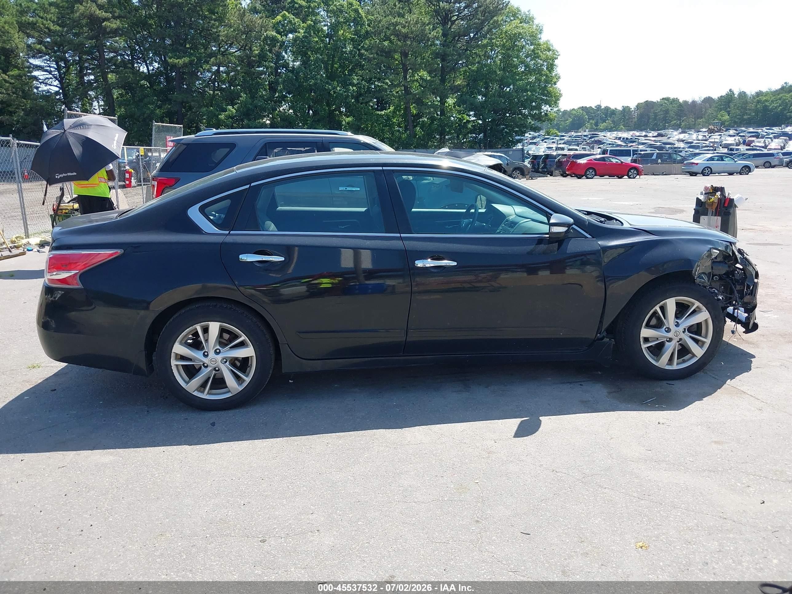 2015 Nissan Altima 2.5 Sl Black vin: 1N4AL3APXFN396223