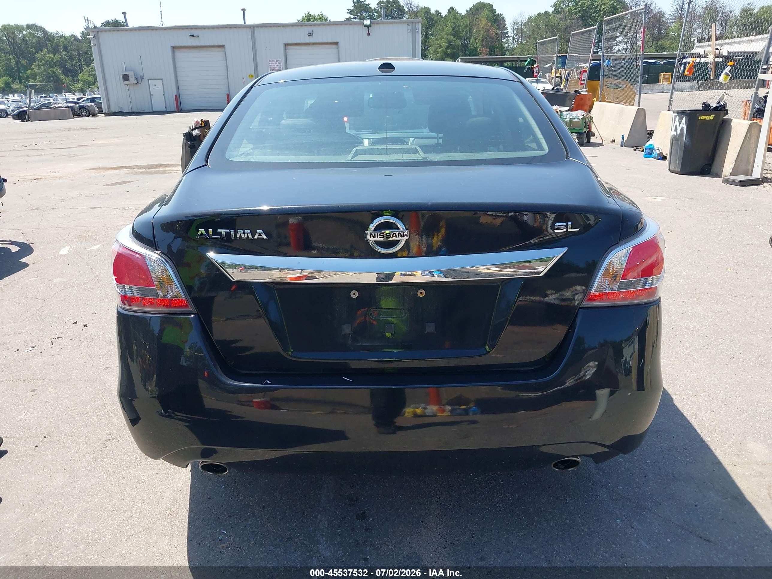 2015 Nissan Altima 2.5 Sl Black vin: 1N4AL3APXFN396223