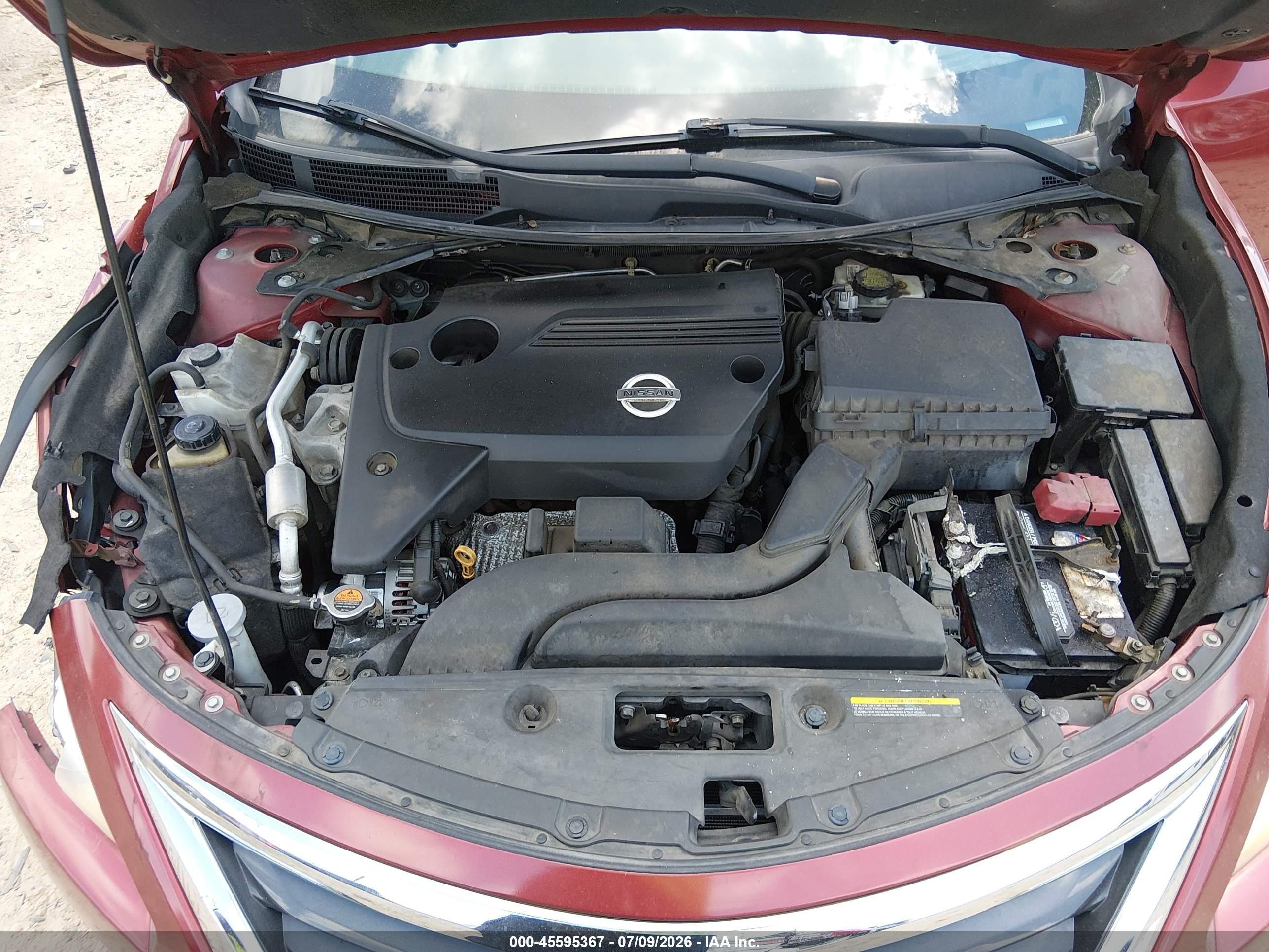 2015 Nissan Altima 2.5 S Red vin: 1N4AL3APXFN401162