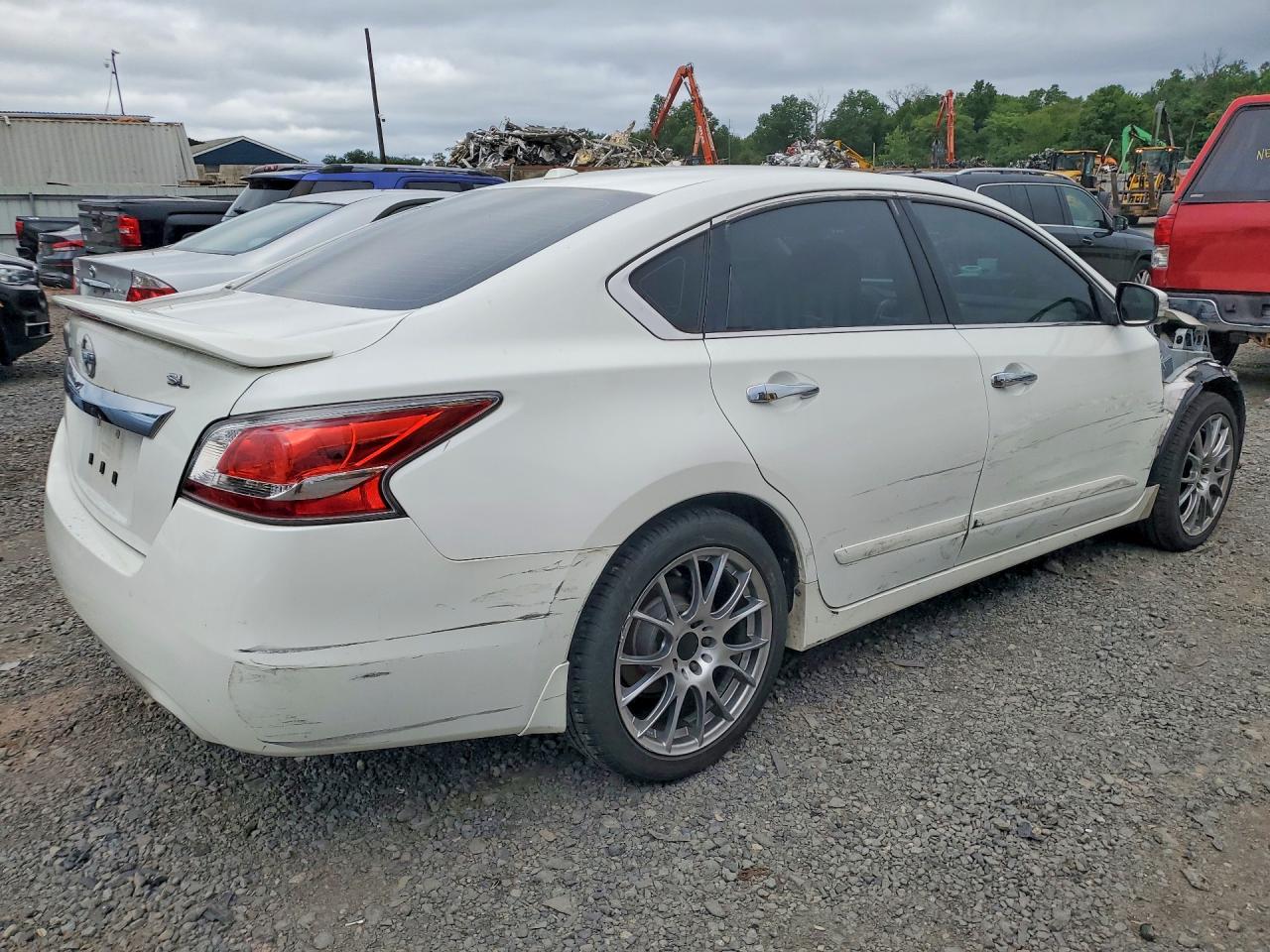2015 Nissan Altima 2.5 Sl White vin: 1N4AL3APXFN408645