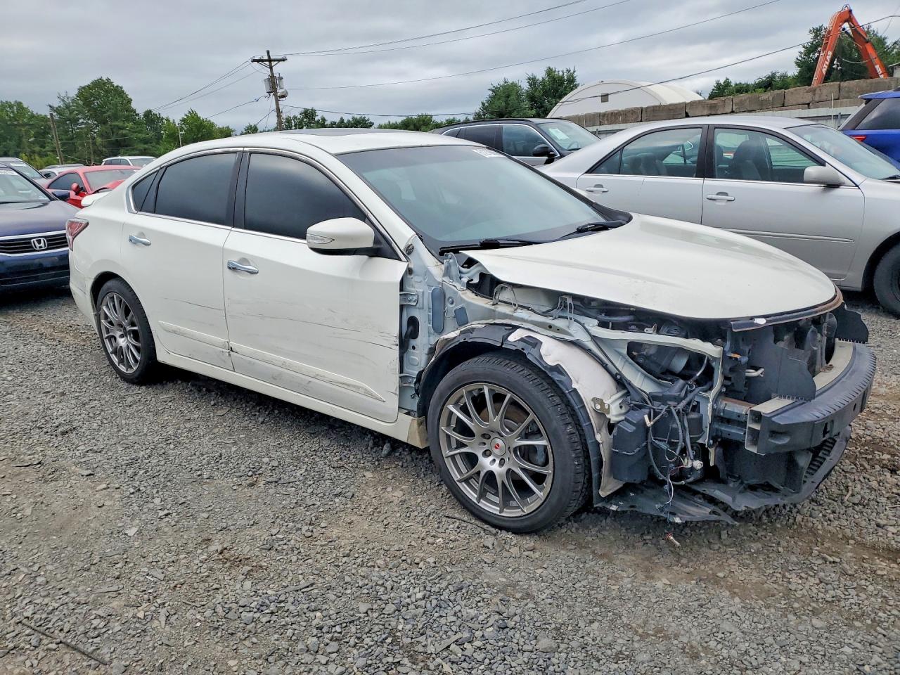 2015 Nissan Altima 2.5 Sl White vin: 1N4AL3APXFN408645
