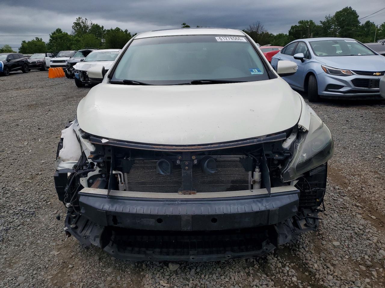 2015 Nissan Altima 2.5 Sl White vin: 1N4AL3APXFN408645