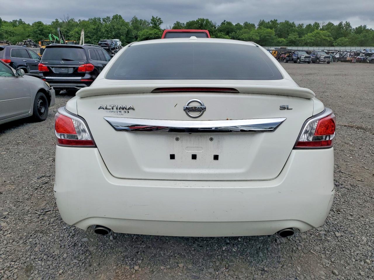 2015 Nissan Altima 2.5 Sl White vin: 1N4AL3APXFN408645
