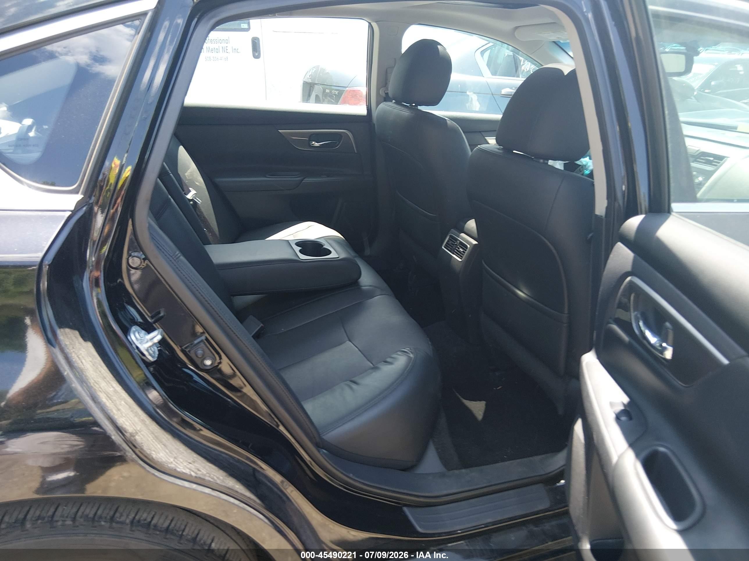 2015 Nissan Altima 2.5 Sl Black vin: 1N4AL3APXFN870266