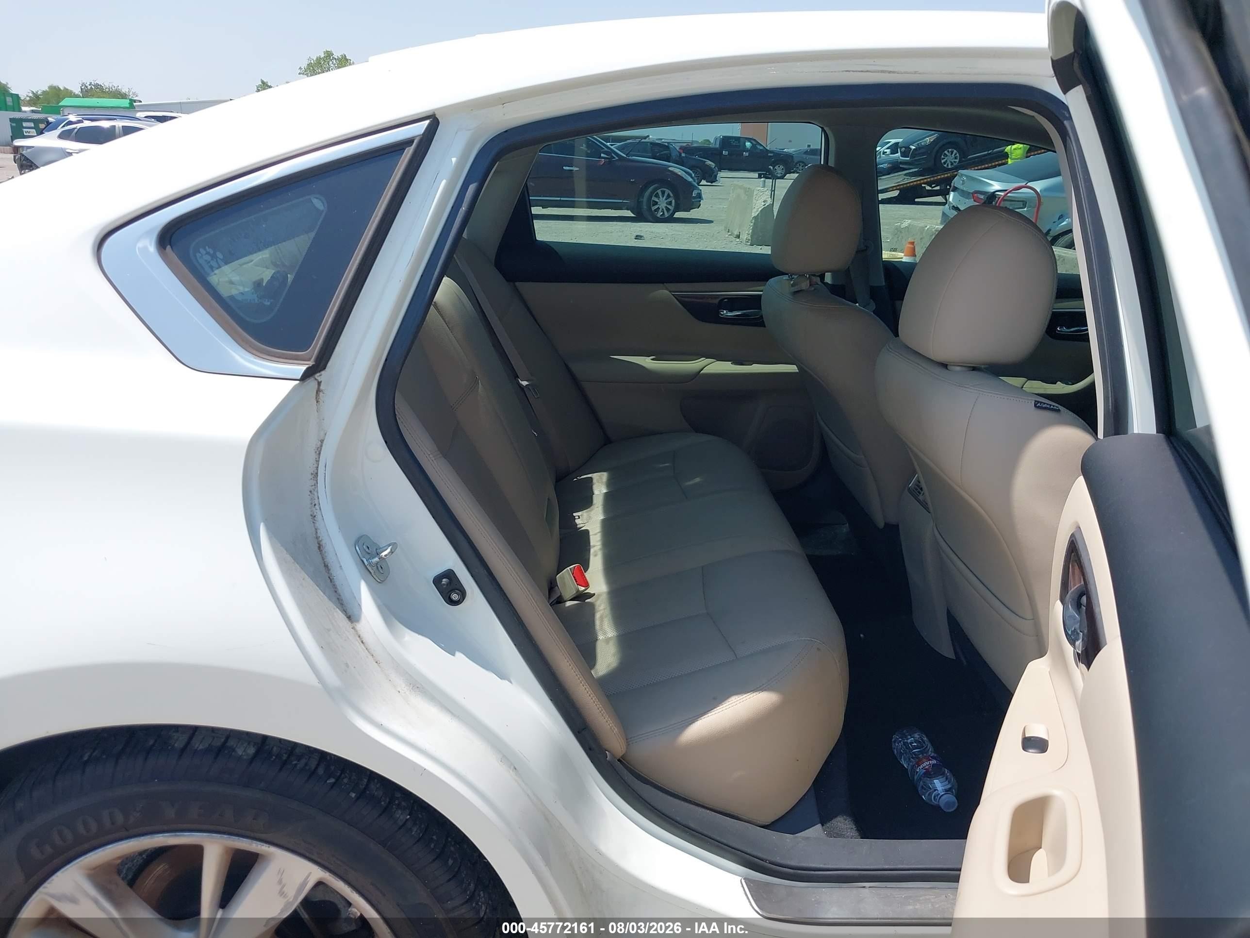 2015 Nissan Altima 2.5 Sl White vin: 1N4AL3APXFN875113