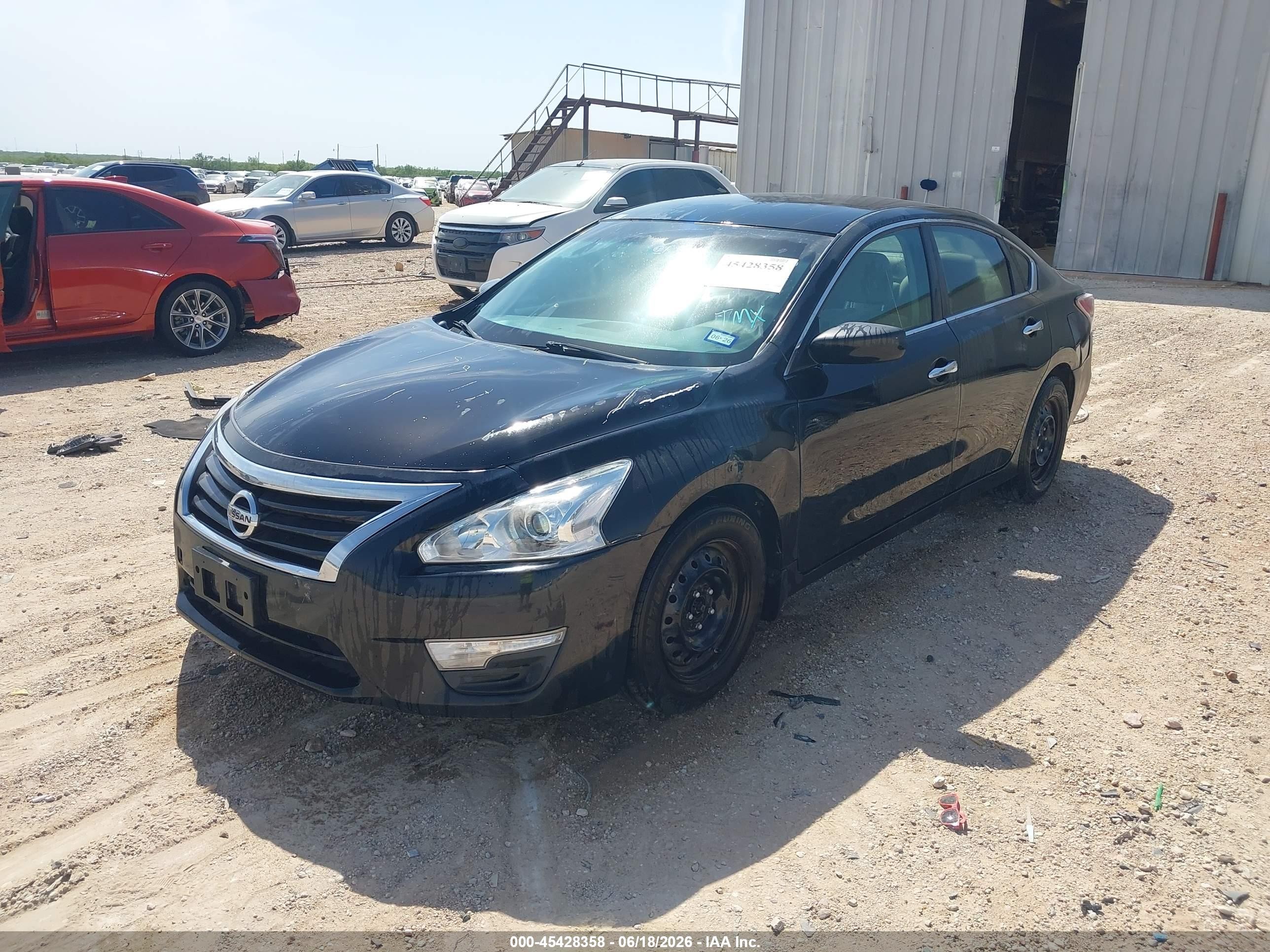 2015 Nissan Altima 2.5 S Black vin: 1N4AL3APXFN876147