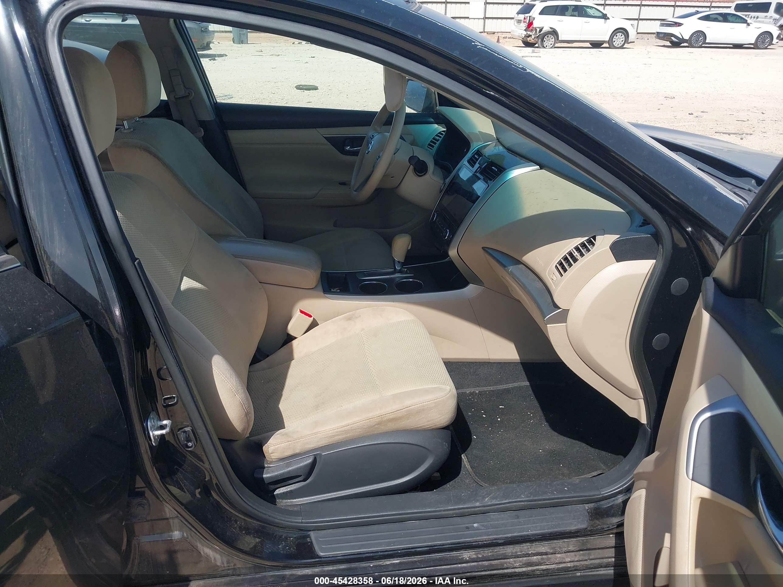 2015 Nissan Altima 2.5 S Black vin: 1N4AL3APXFN876147