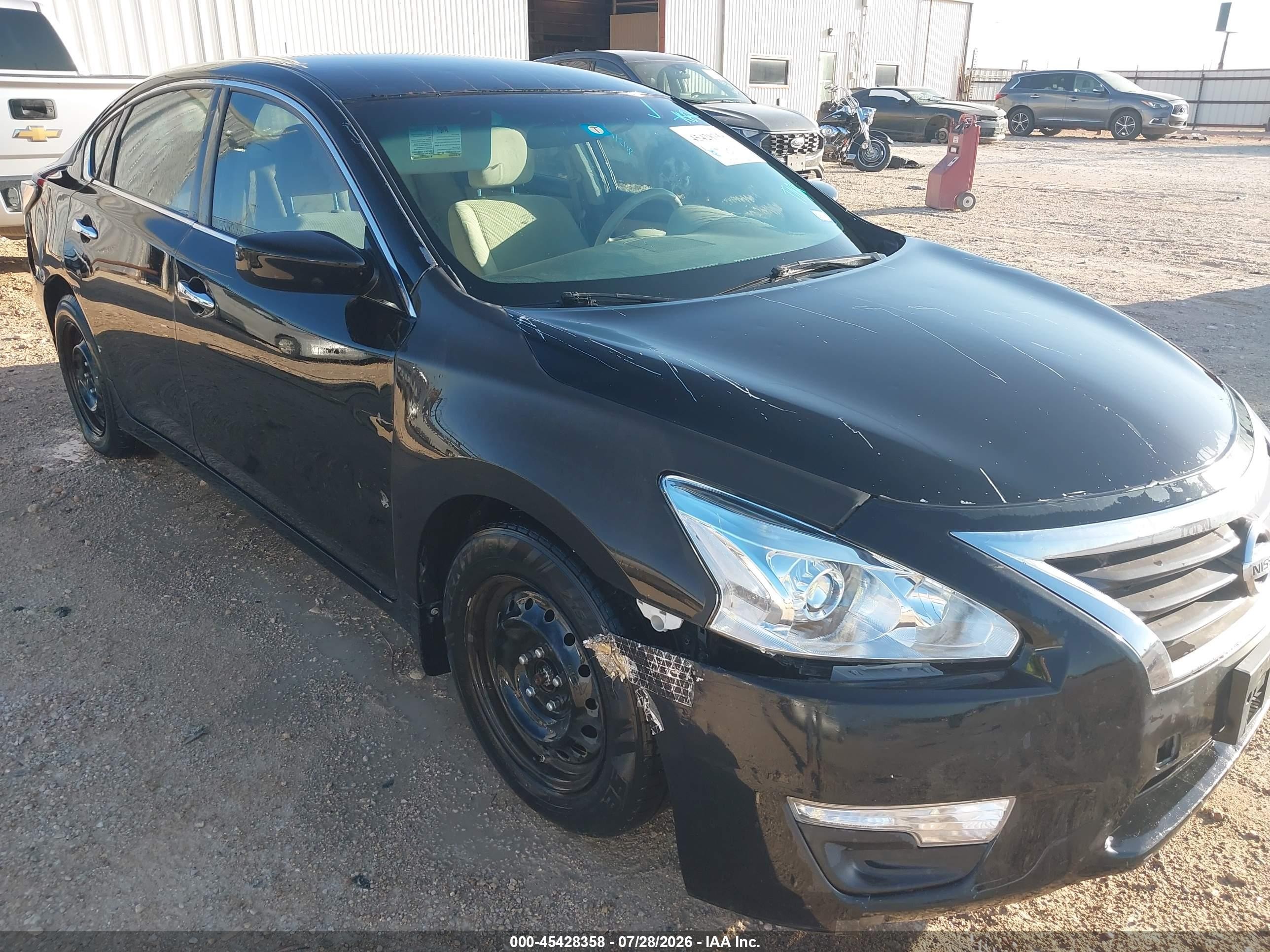 2015 Nissan Altima 2.5 S Black vin: 1N4AL3APXFN876147