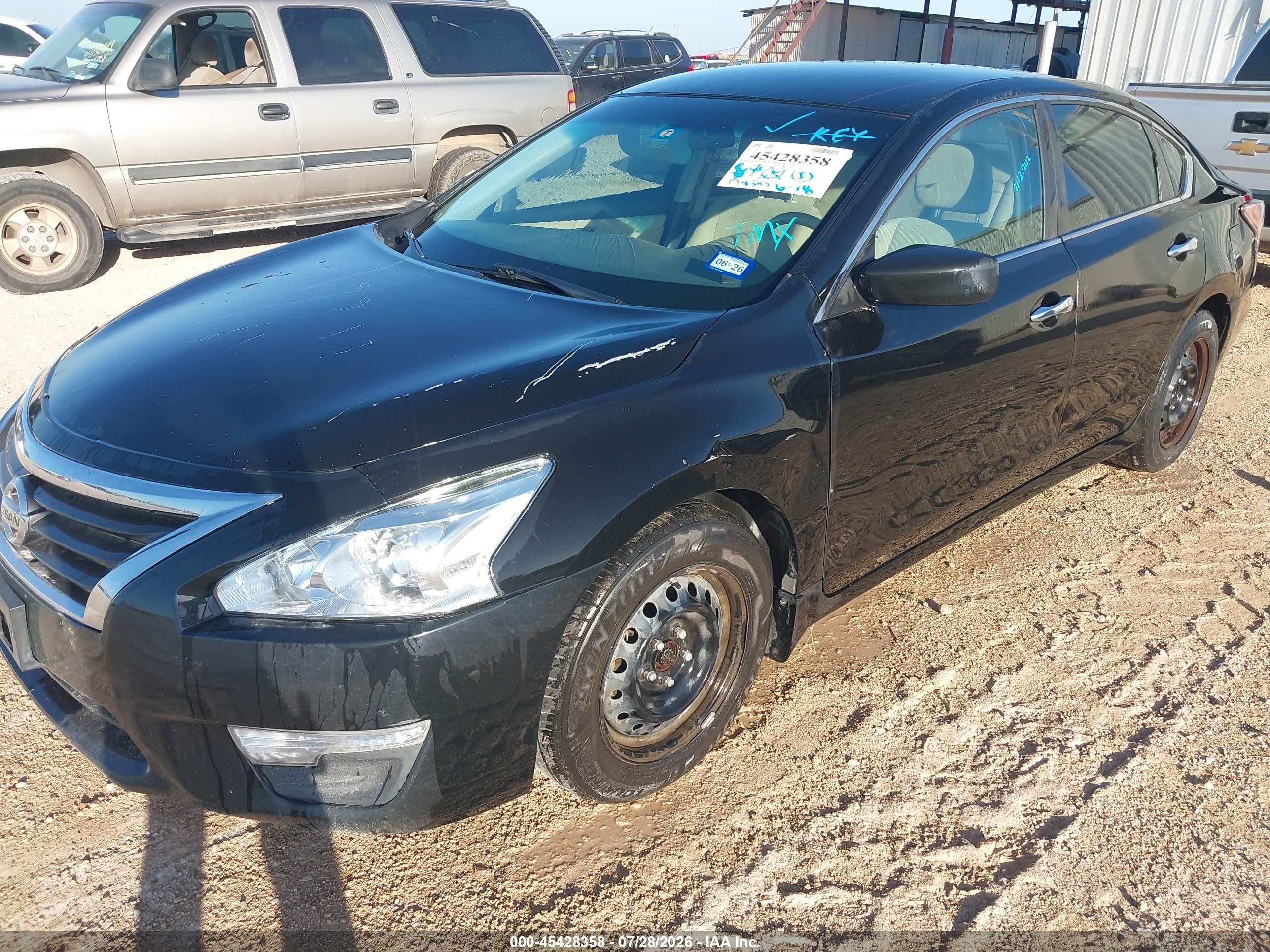 2015 Nissan Altima 2.5 S Black vin: 1N4AL3APXFN876147