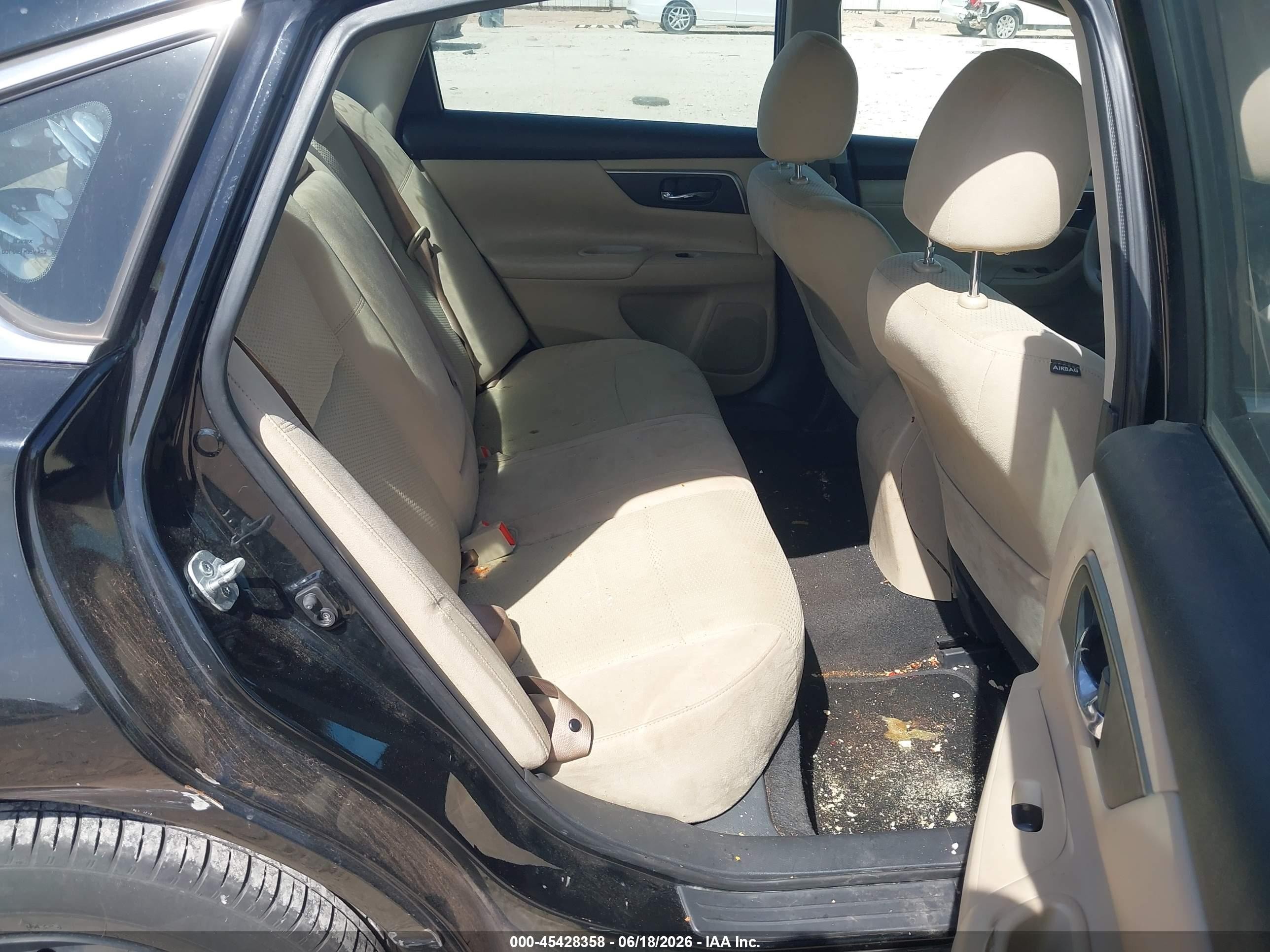 2015 Nissan Altima 2.5 S Black vin: 1N4AL3APXFN876147